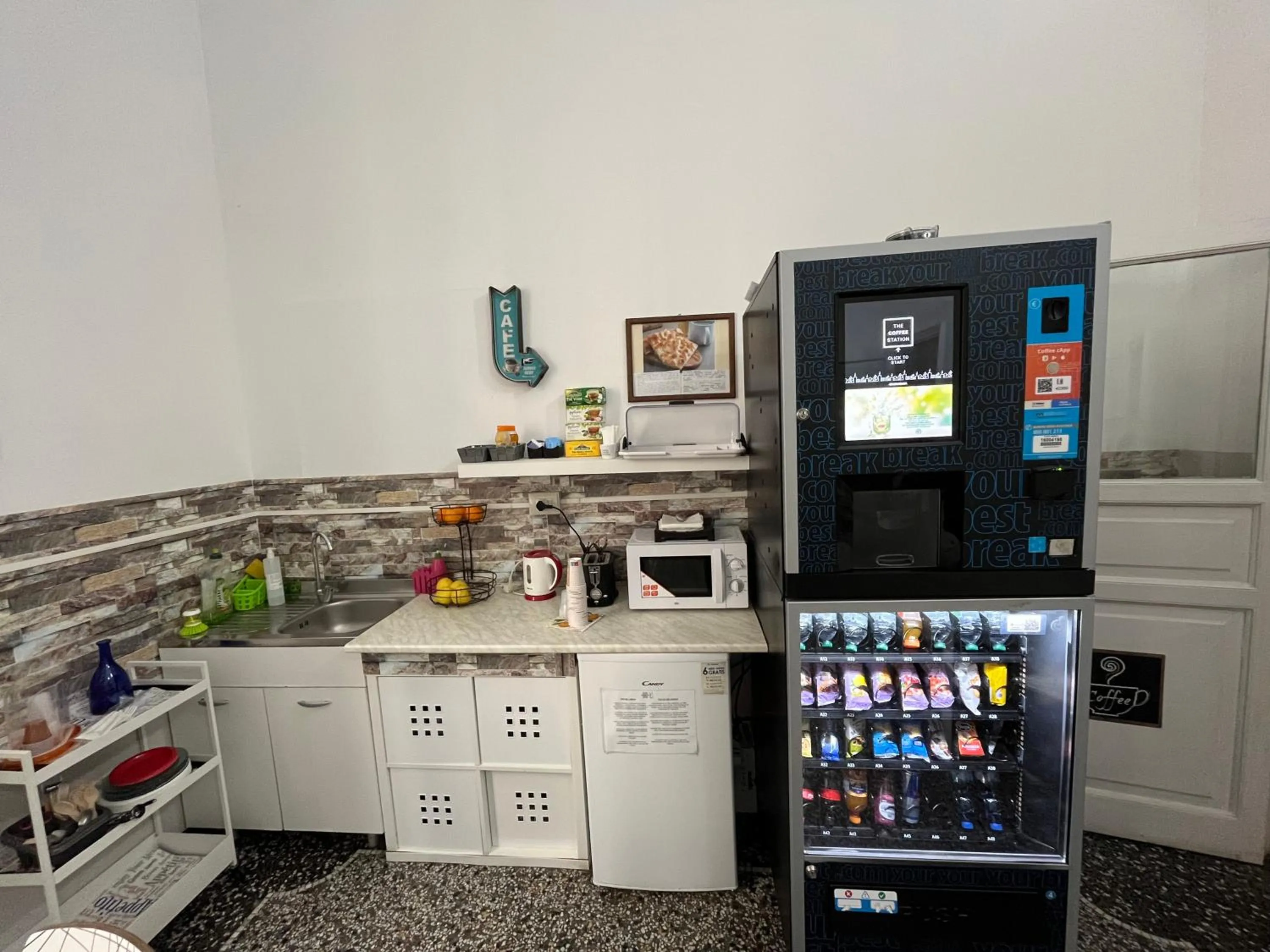 kitchen in Le stanze della Lanterna