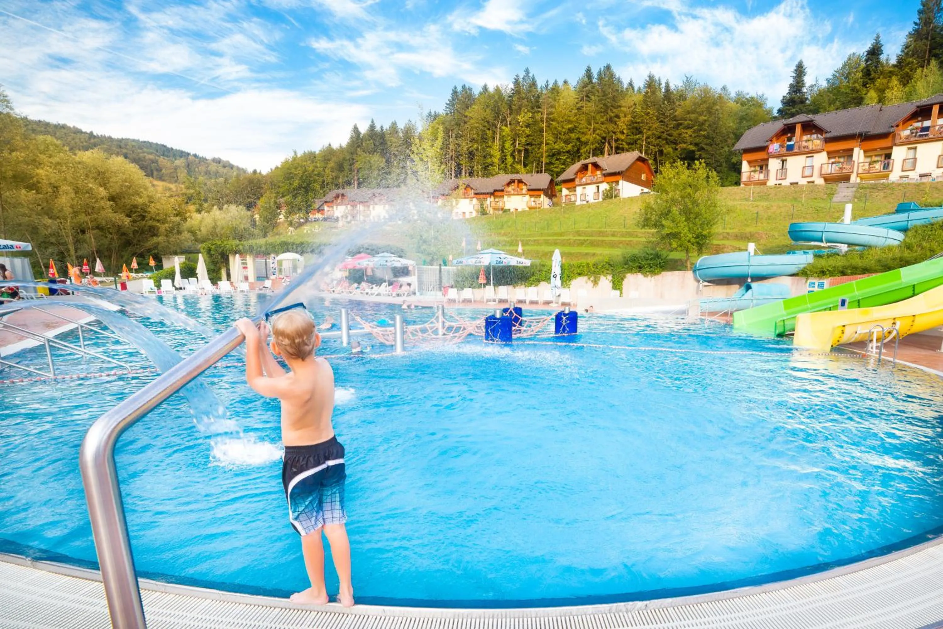 Swimming pool in Eco Terme Snovik, Kamnik