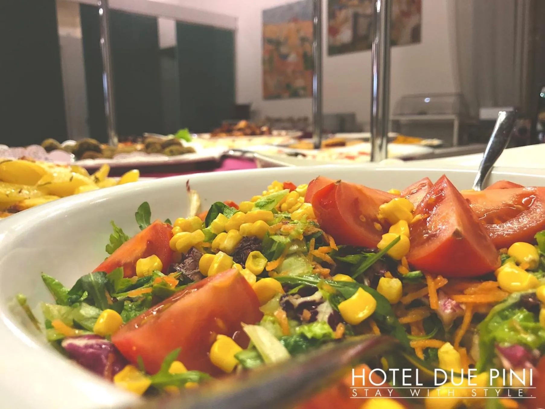 Food close-up in Hotel Due Pini