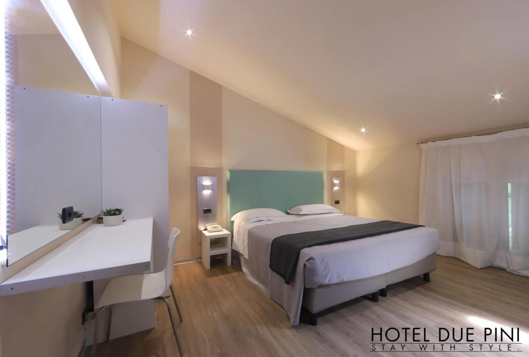 Bed in Hotel Due Pini