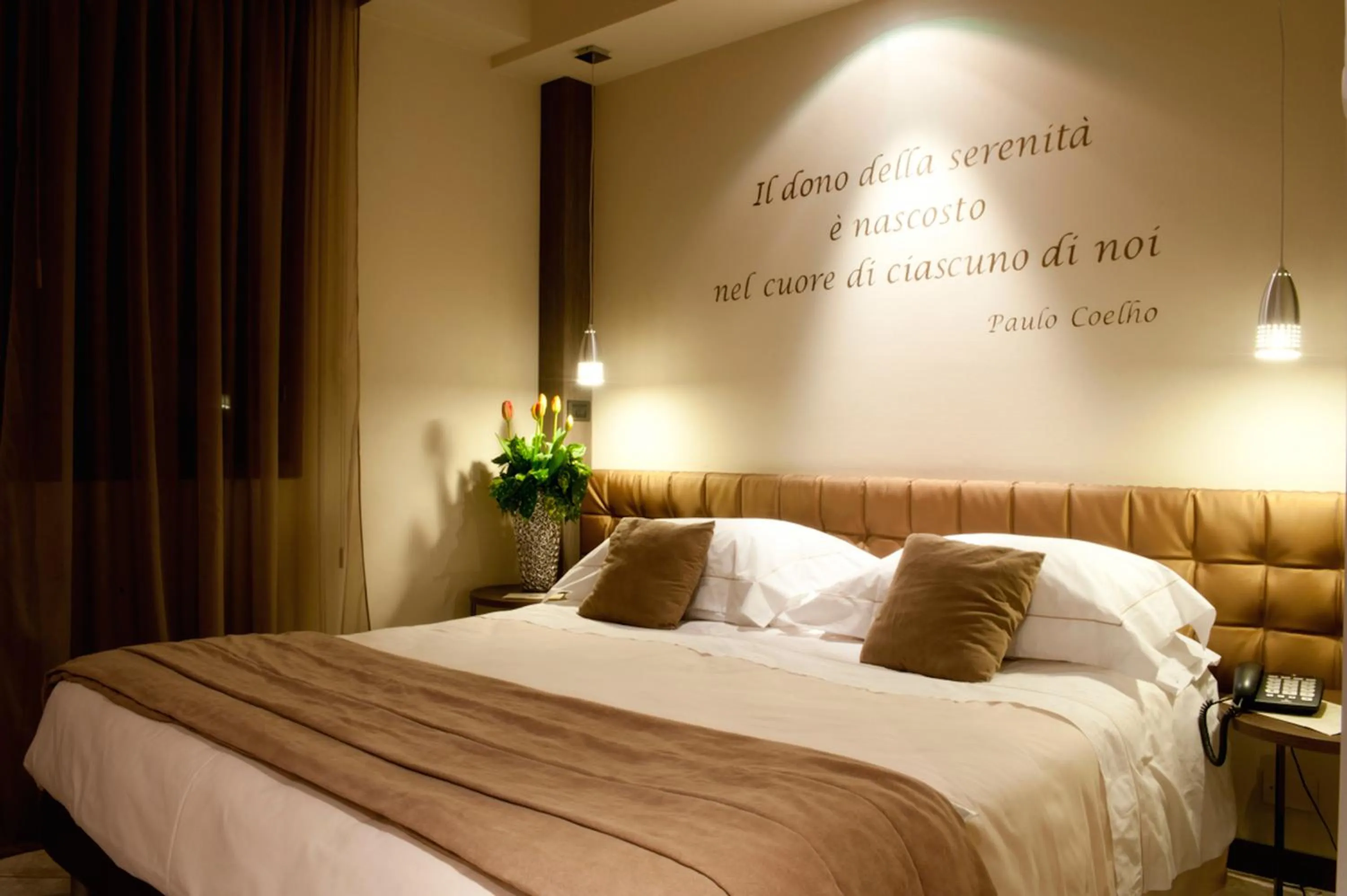 Bed in Hotel Due Pini