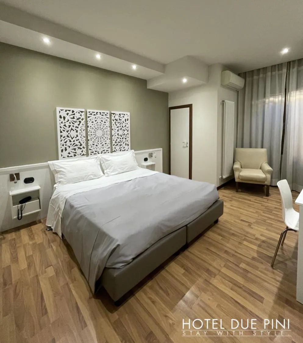 Bed in Hotel Due Pini