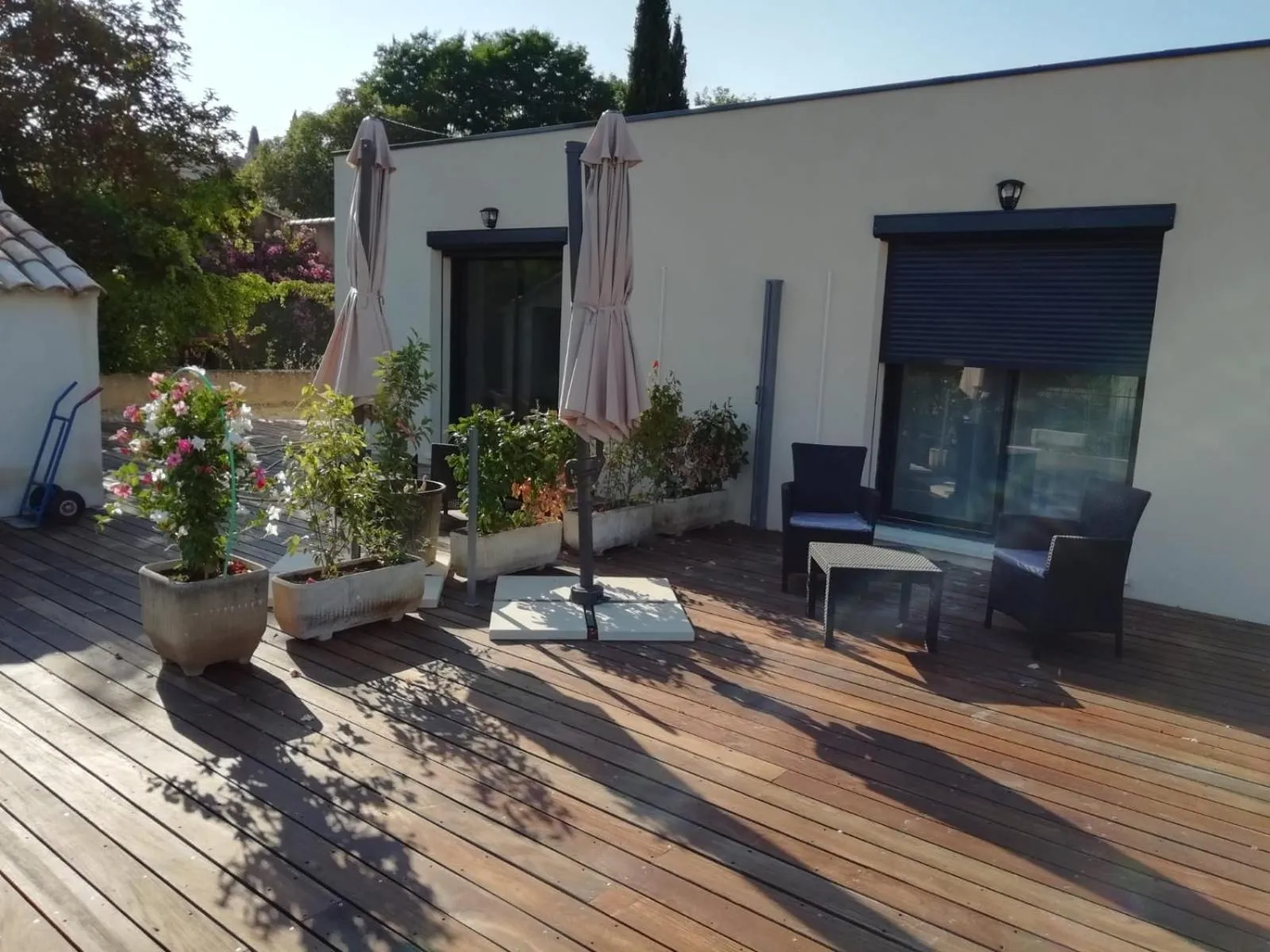 Patio in Le Bastidon de CUCURON