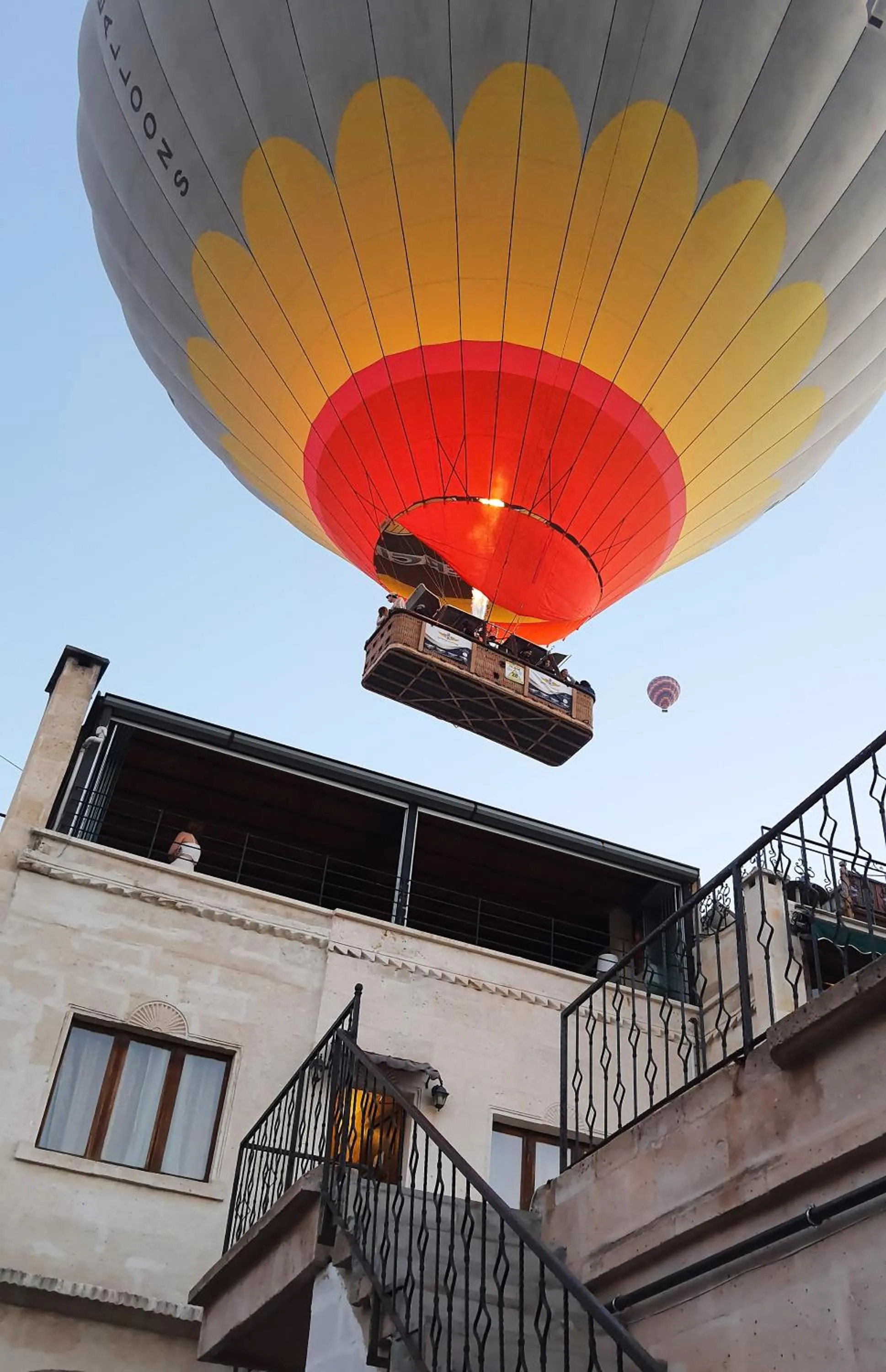 Inner courtyard view in Karadut Cave Hotel