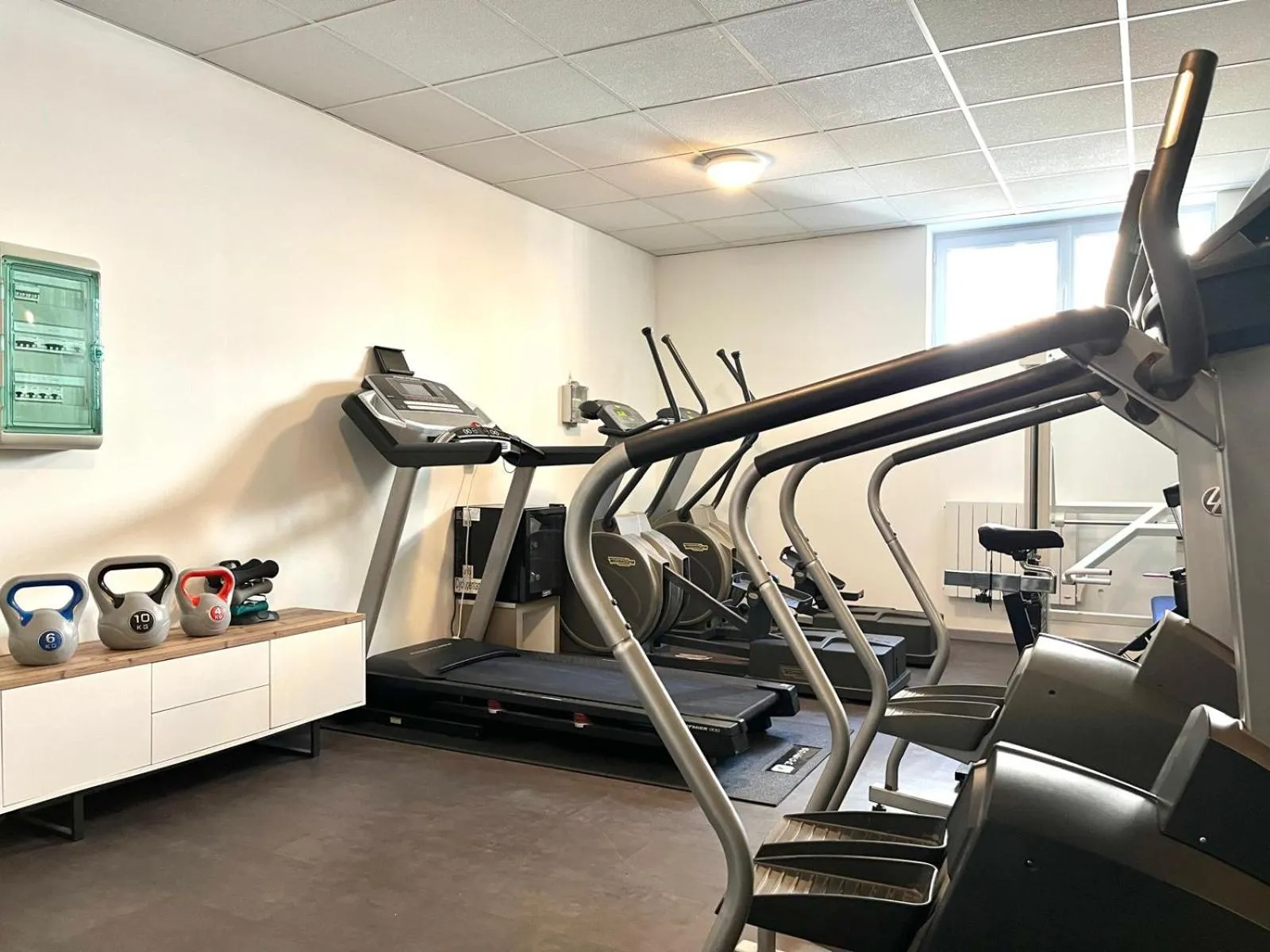 Fitness centre/facilities in HOTEL & SPA Le Renard Centre