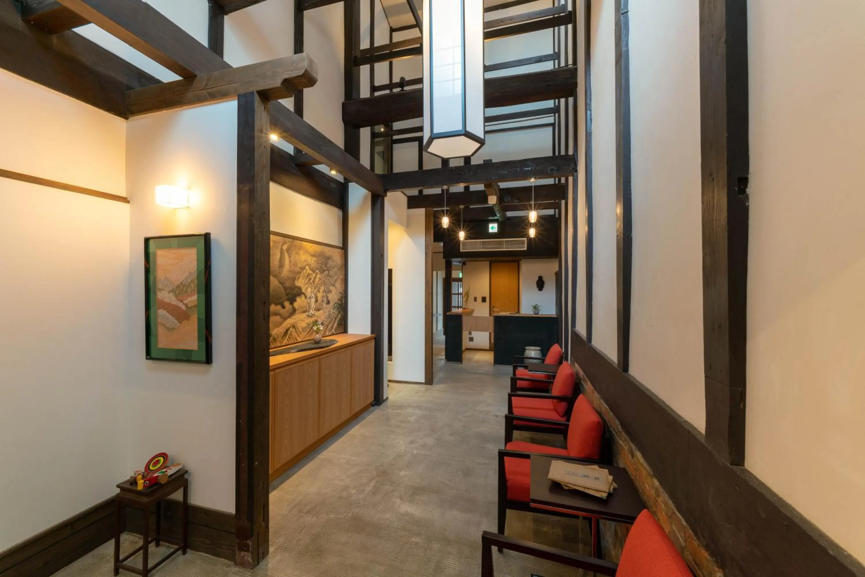 Lobby or reception in The Machiya Kamiumeya