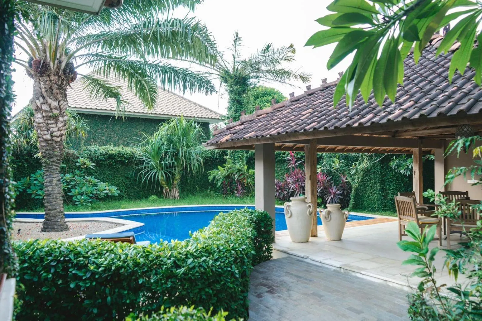Garden view in Coconut Lodge Resort