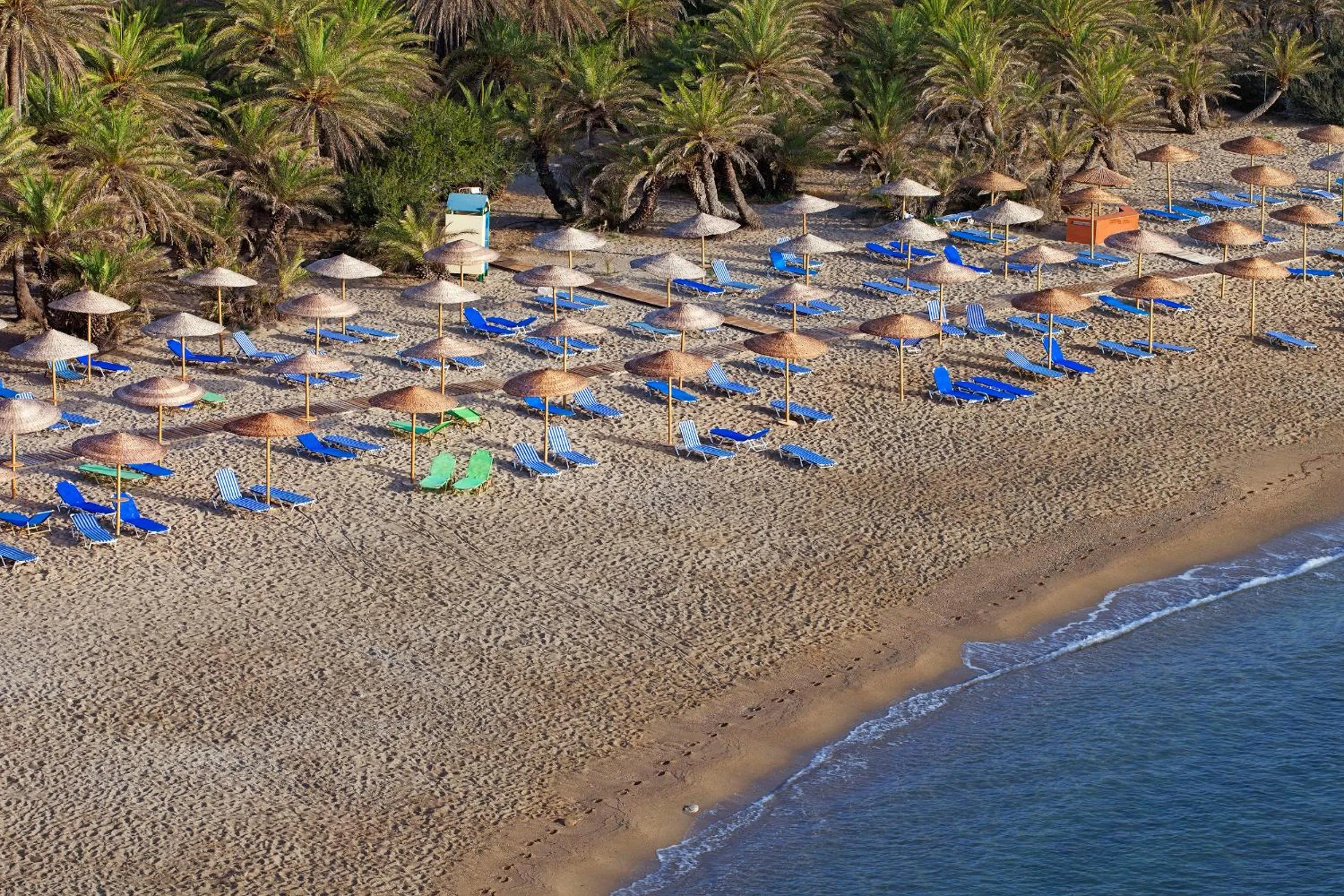 Beach in Minos Apartments & Studios