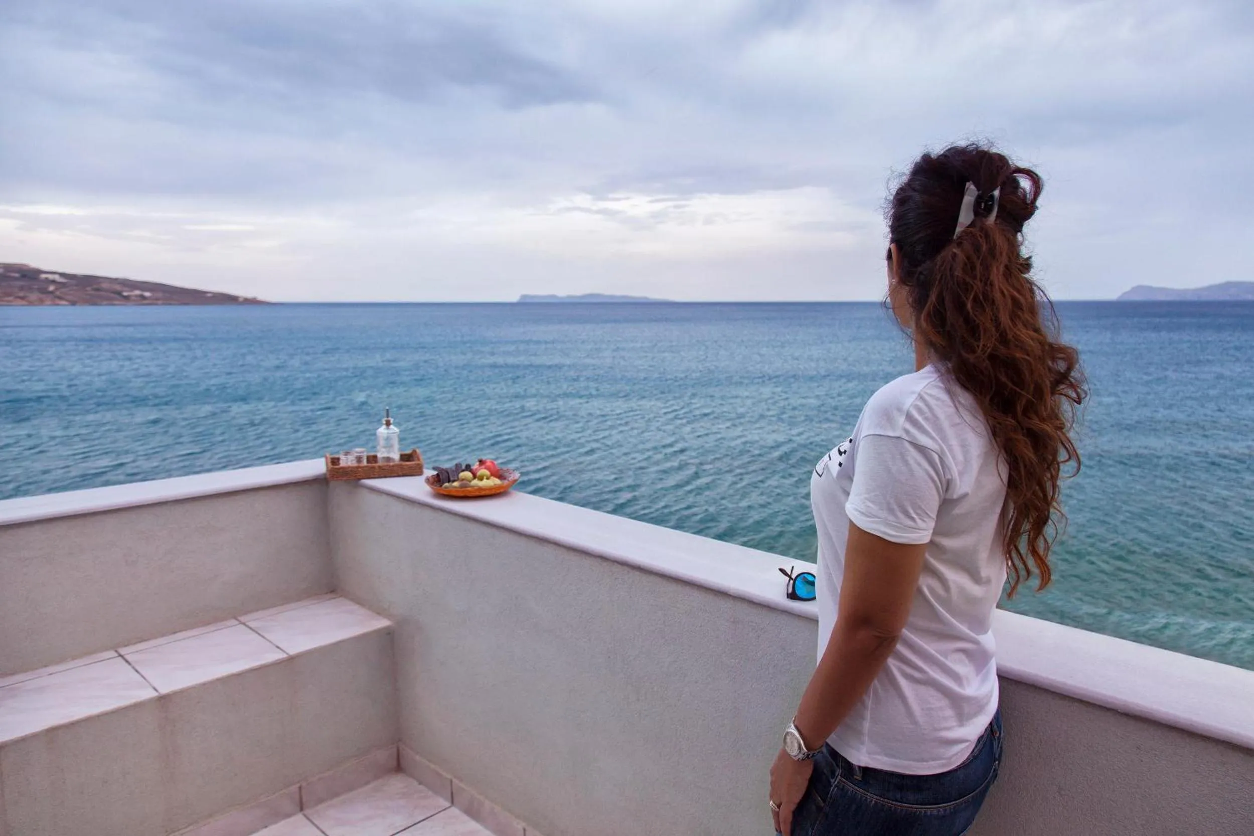 Sea view in Minos Apartments & Studios