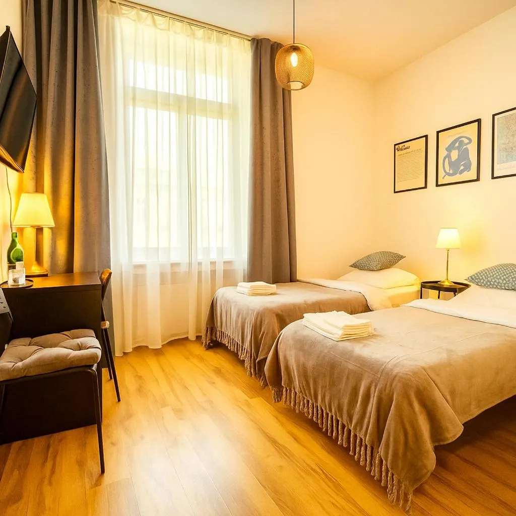 Bed in Airport Messe Hotel