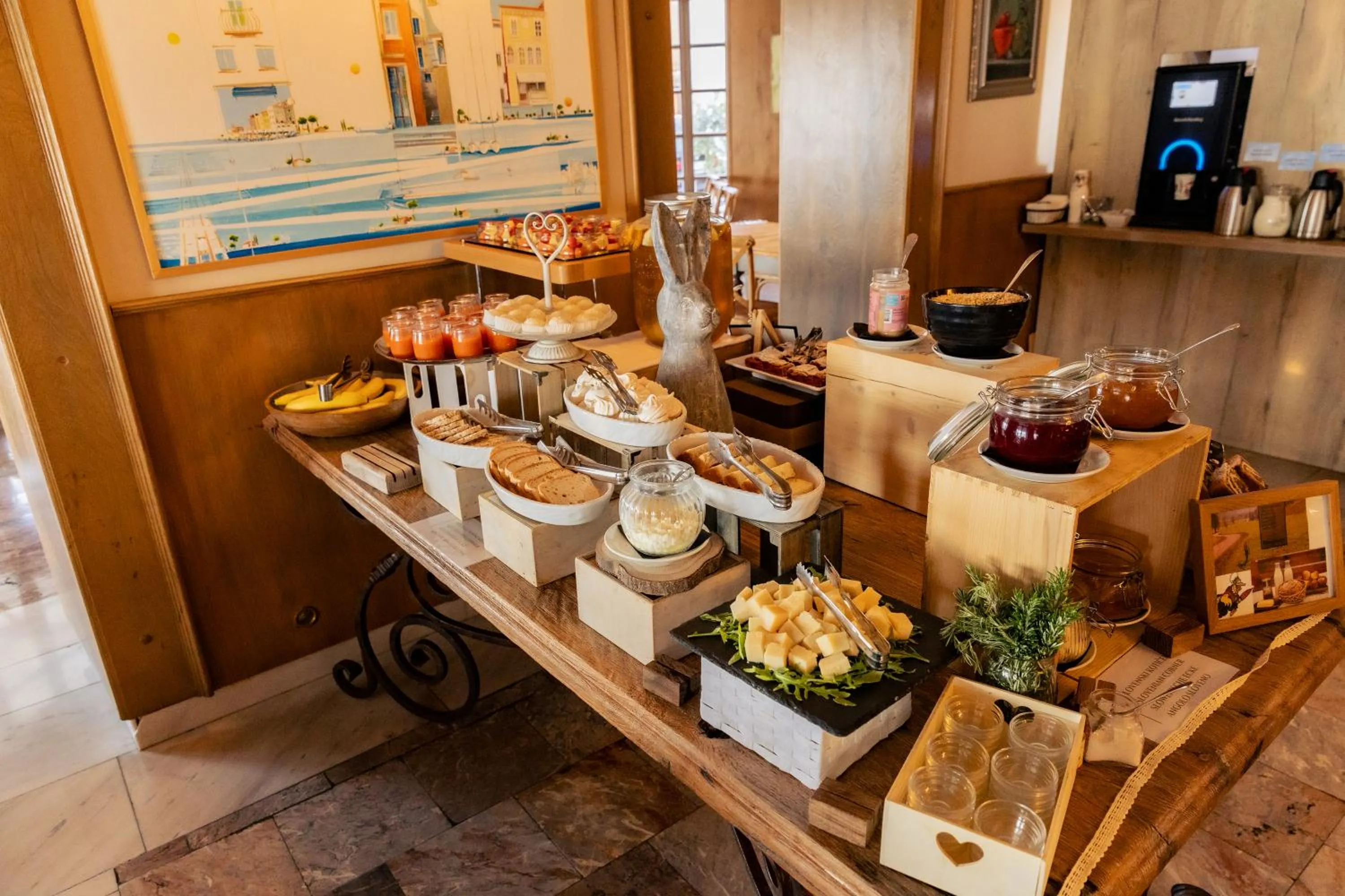 Buffet breakfast in Hotel Piran