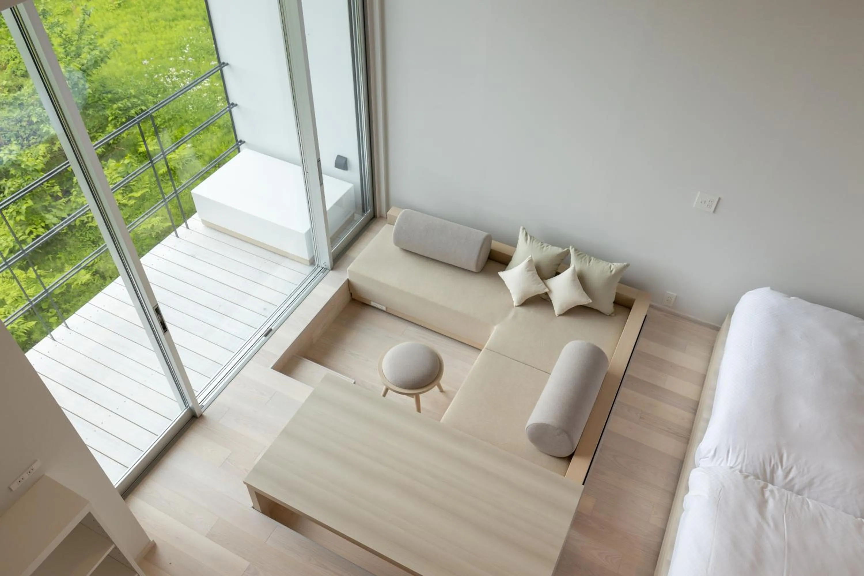 Living room in Auberge 醸す森 "kamosu mori"