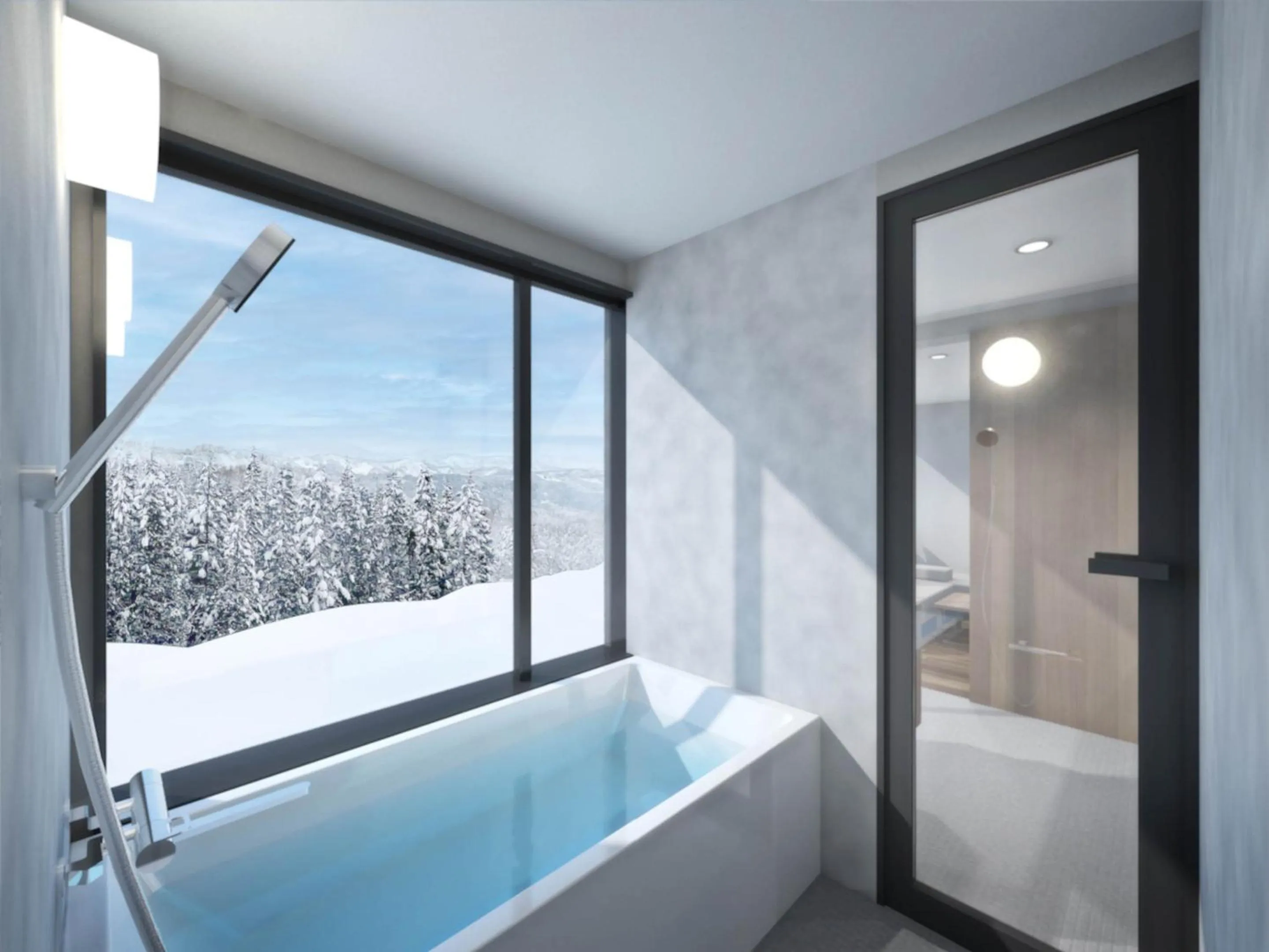 Bathroom in Auberge 醸す森 "kamosu mori"