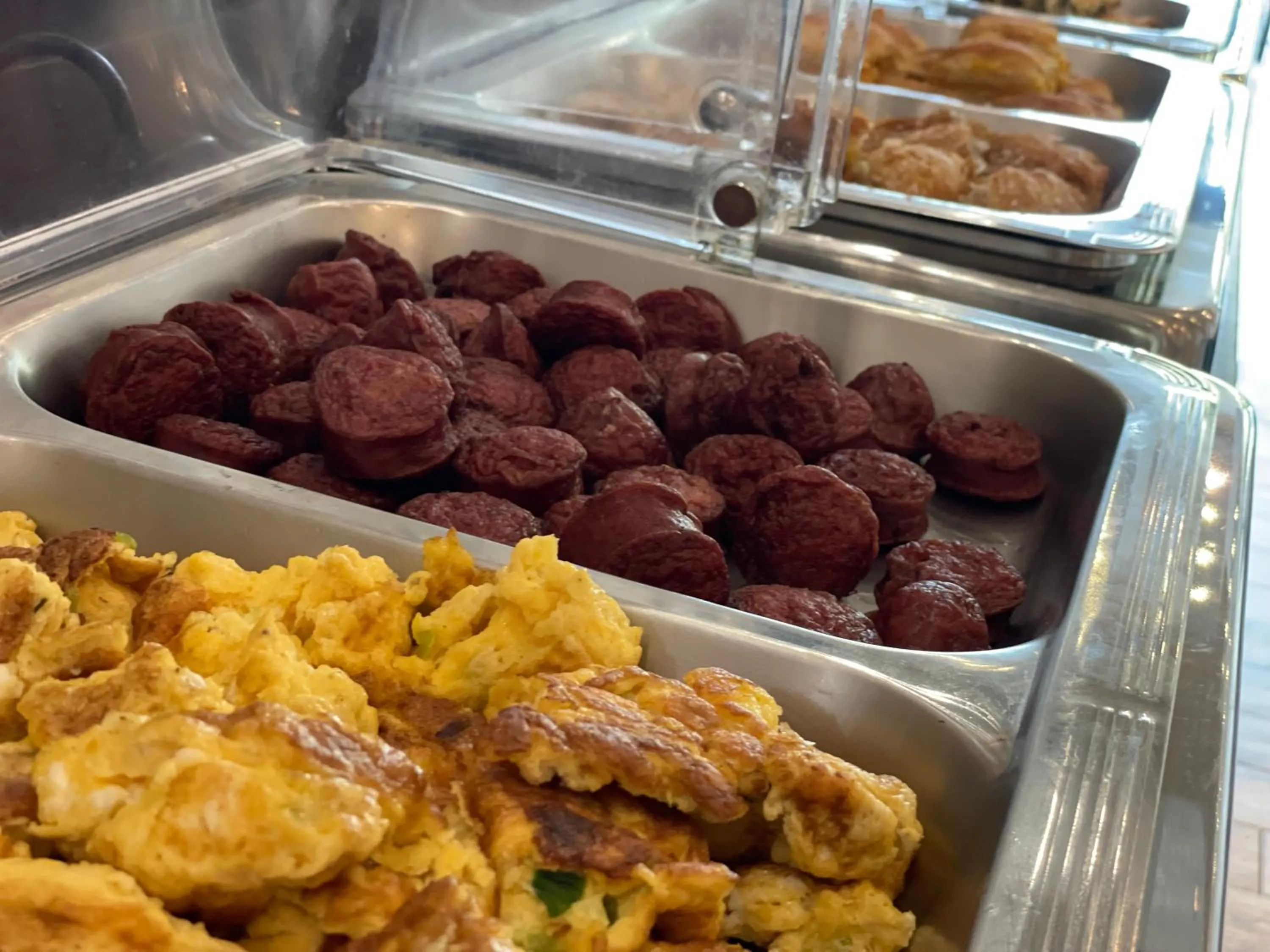 Buffet breakfast in Porto Del Sol Hotel