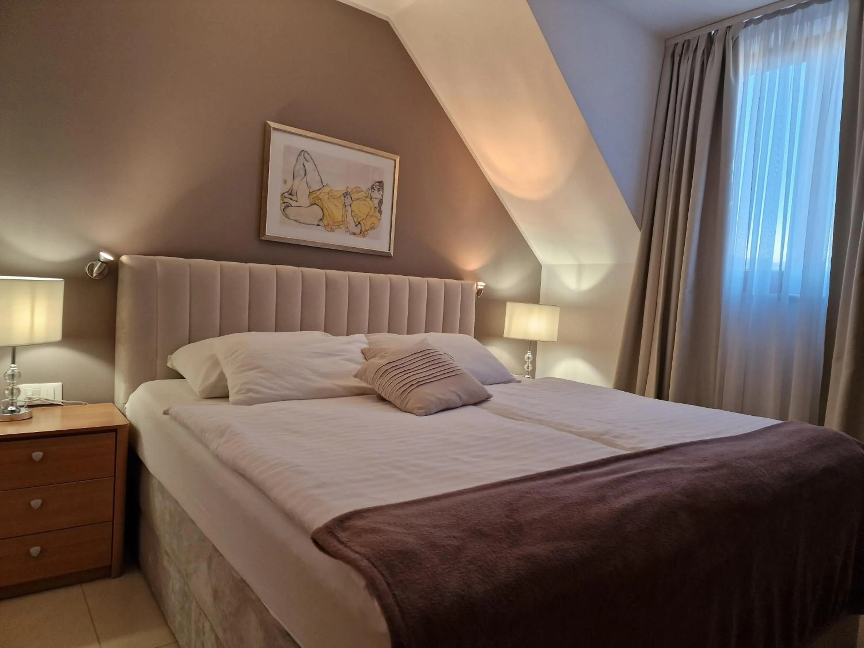 Bedroom, Bed in Aparthotel Gaja