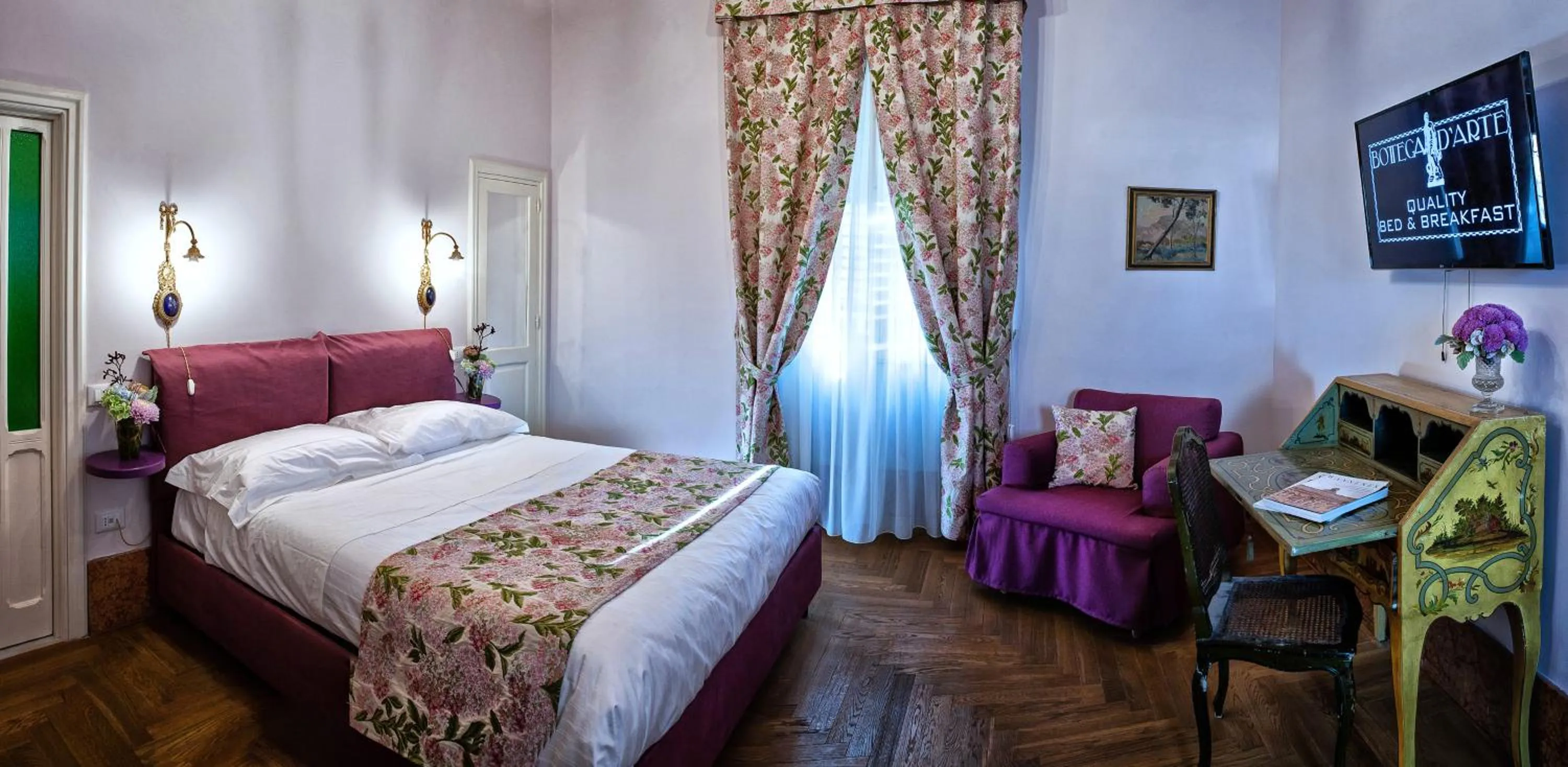 furniture, Bed in B&B "La Bottega d'Arte"