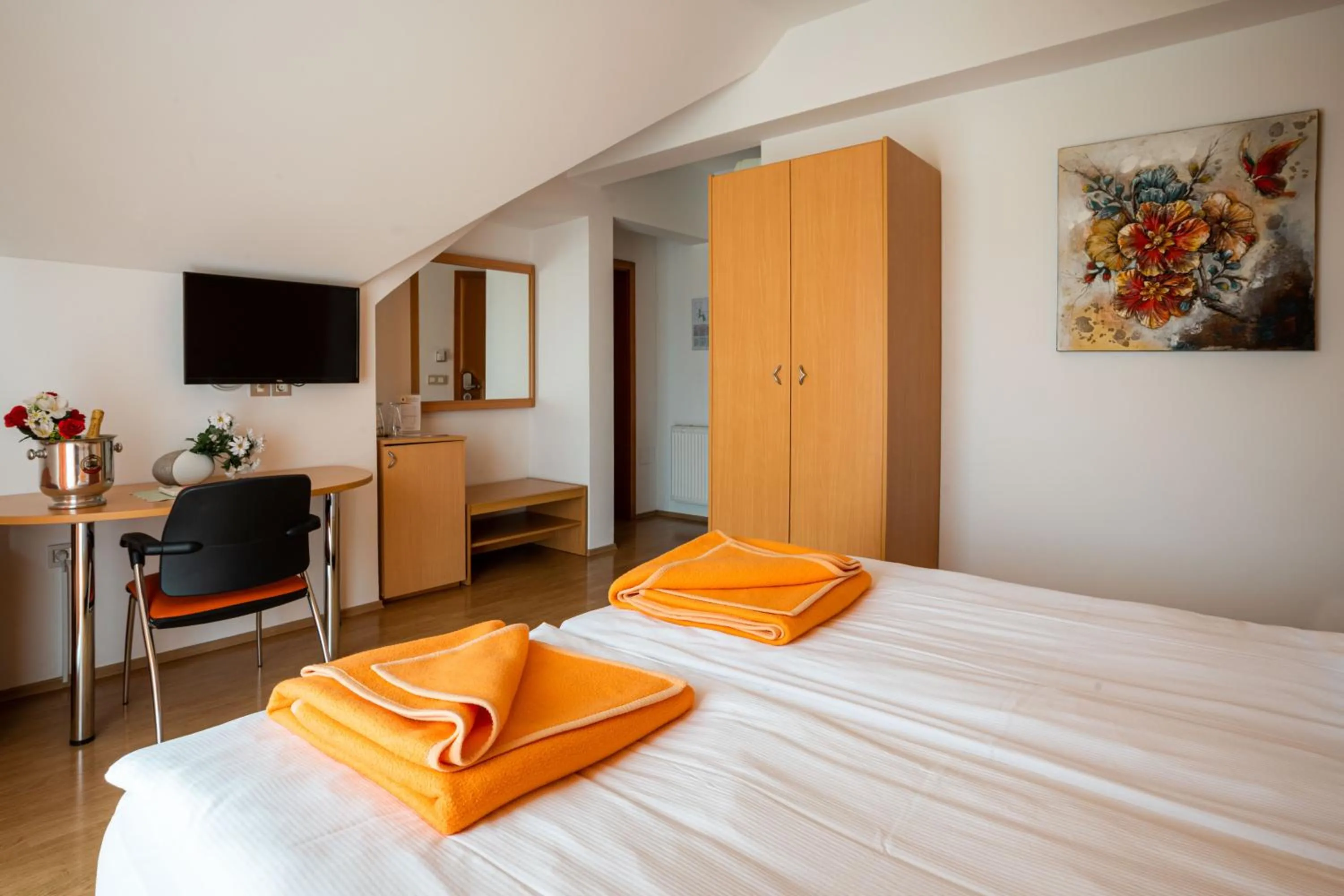 Bedroom, Bed in Penzion Kovac