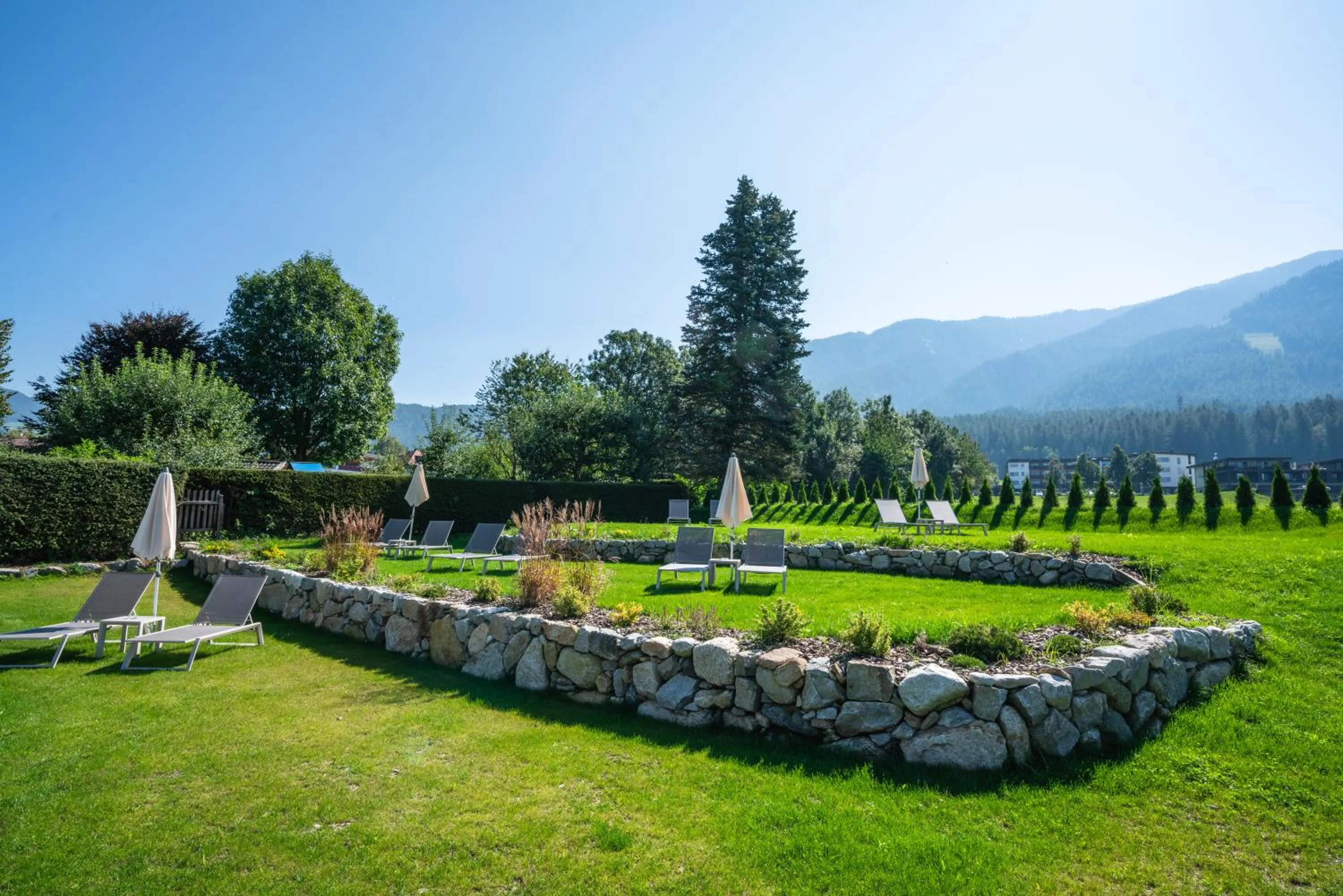Swimming pool in Hotel Reischach
