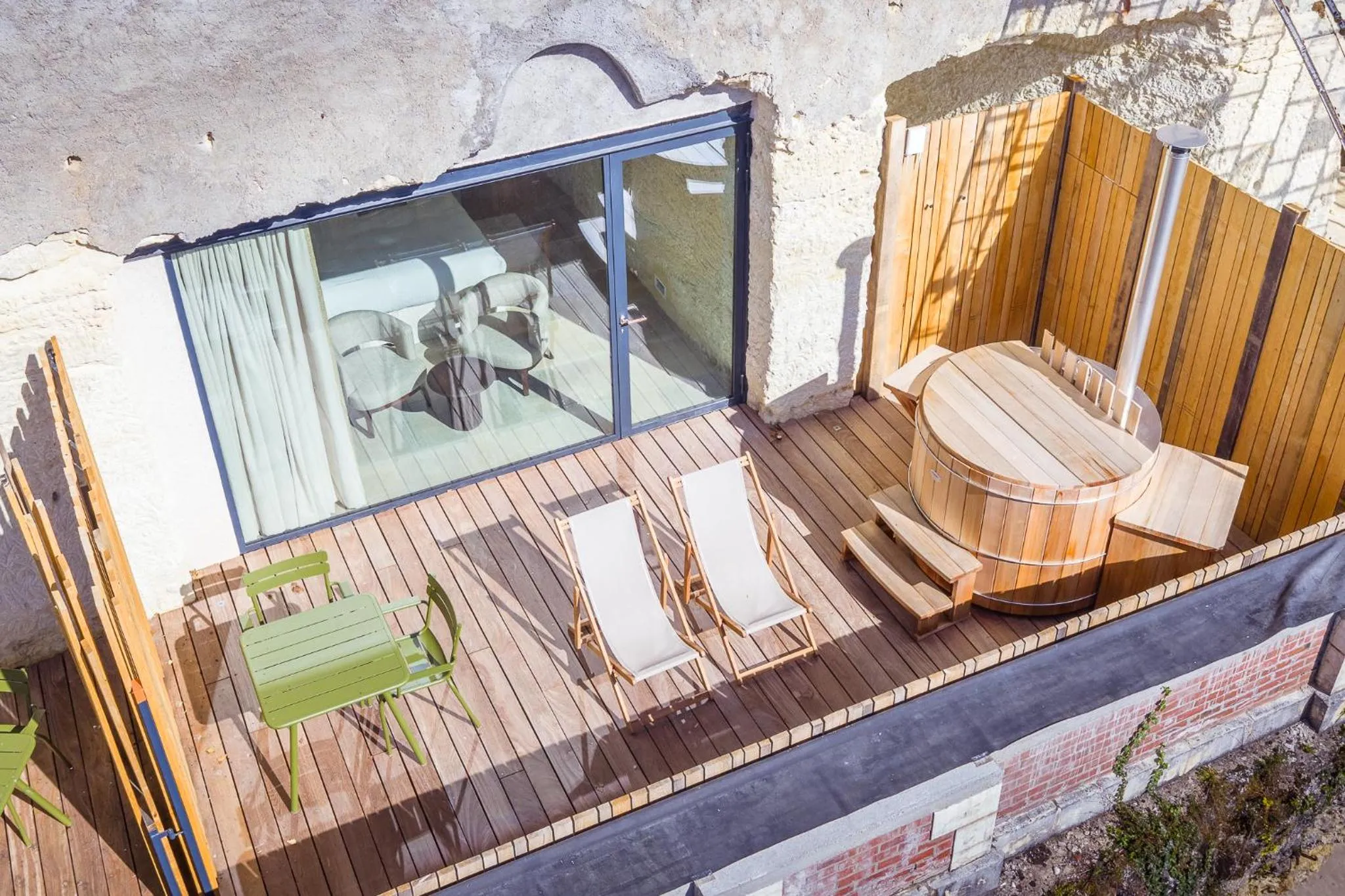Sauna in Château de Perreux, The Originals Collection