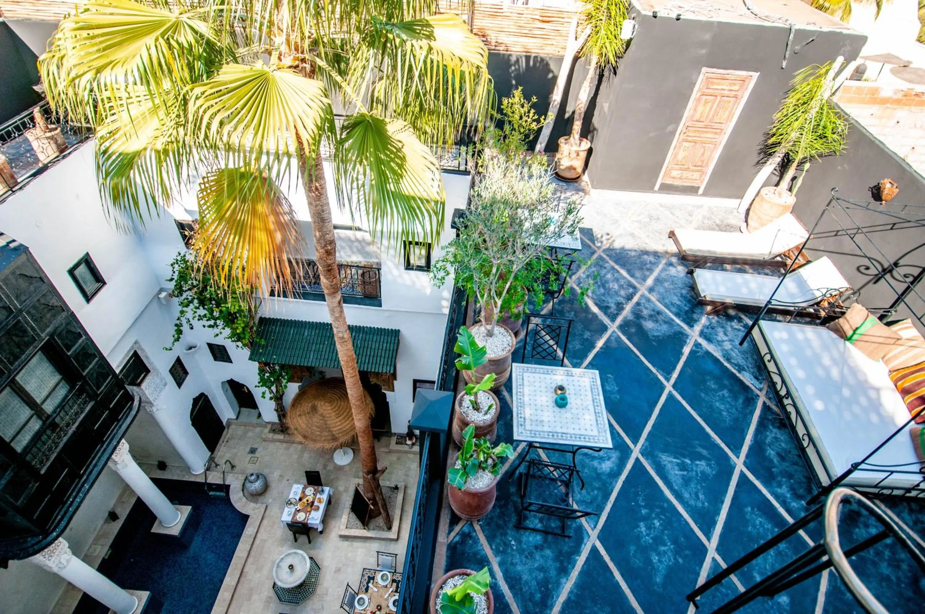 Patio in Riad Makila