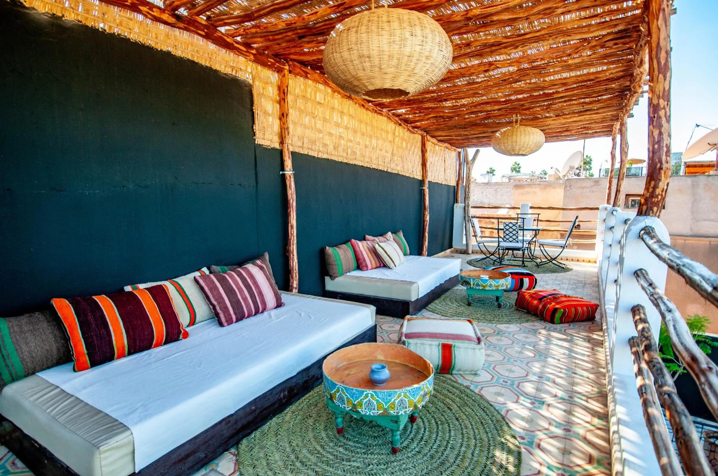 Patio in Riad Makila