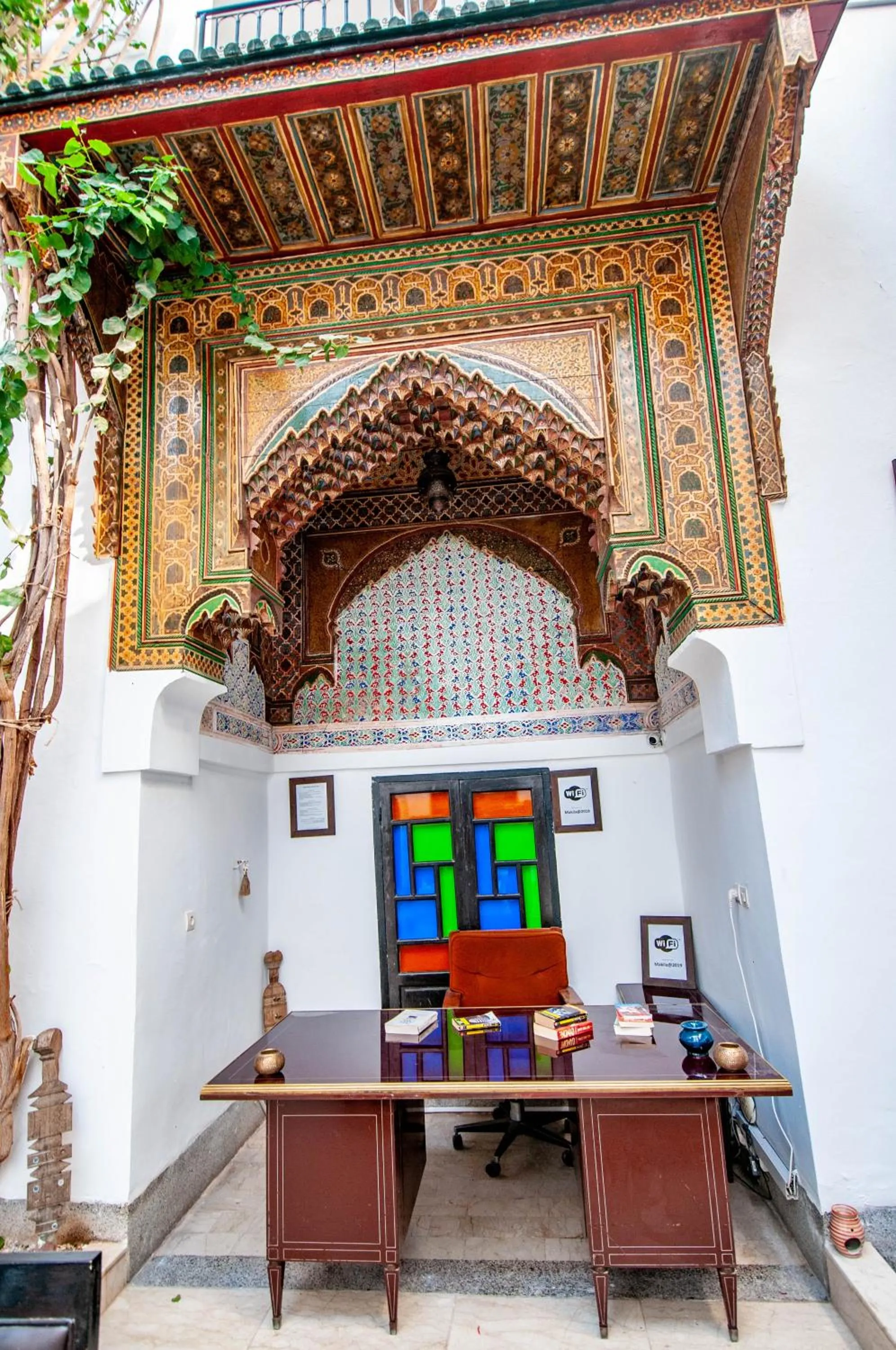 Lobby or reception in Riad Makila