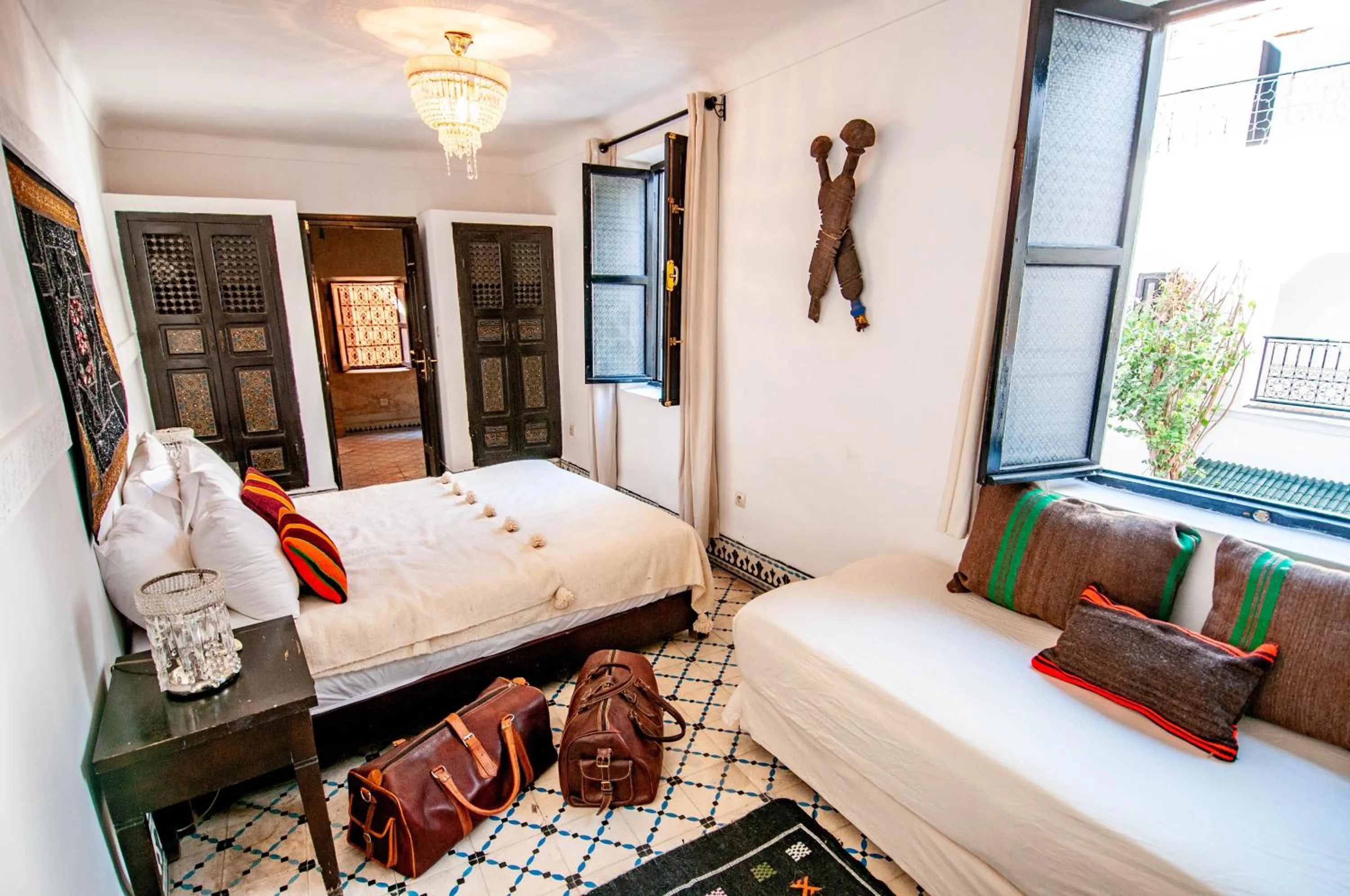 Bed in Riad Makila