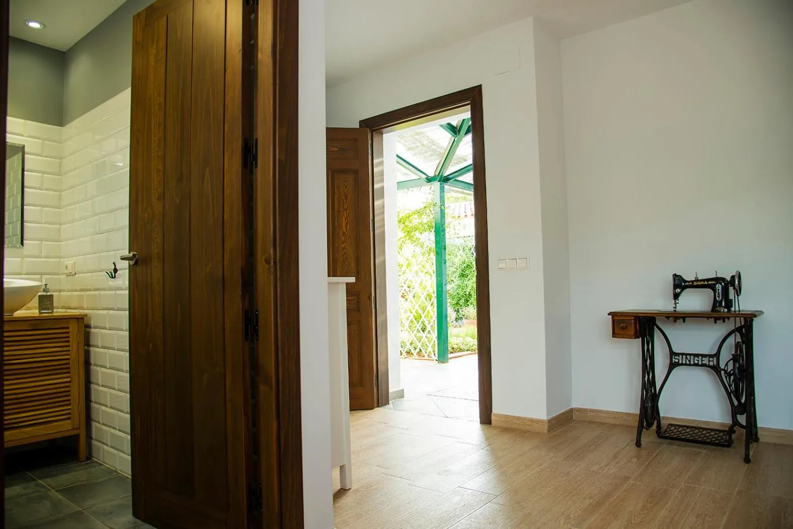 Patio in B&B Masía Aitona