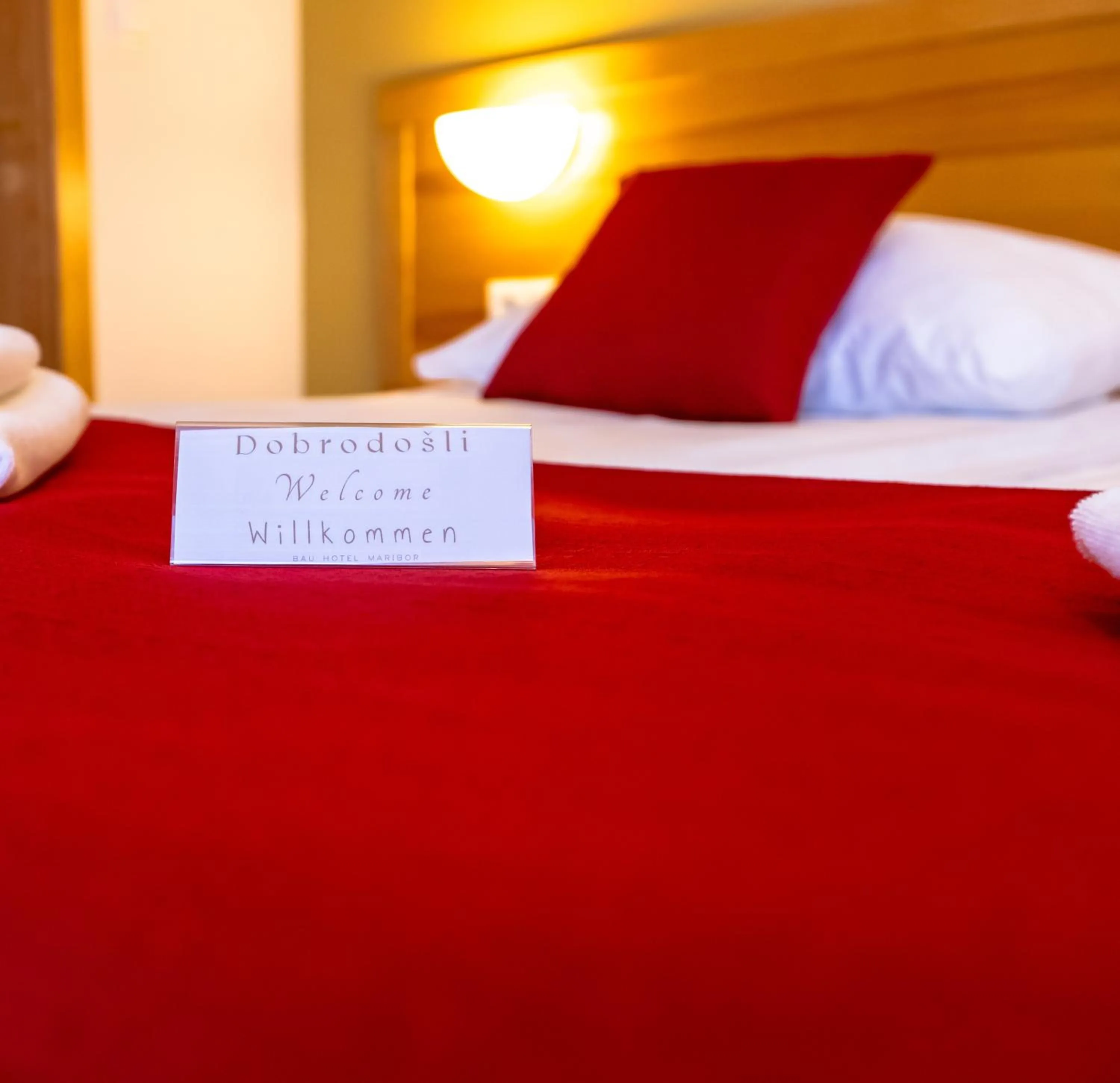 Bed in Hotel Bau Maribor