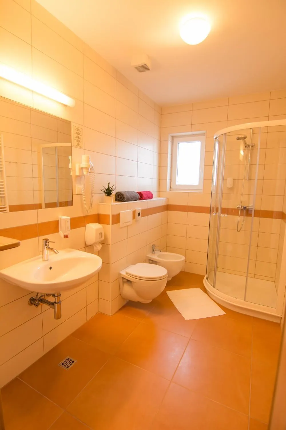 Shower in Hotel Bau Maribor