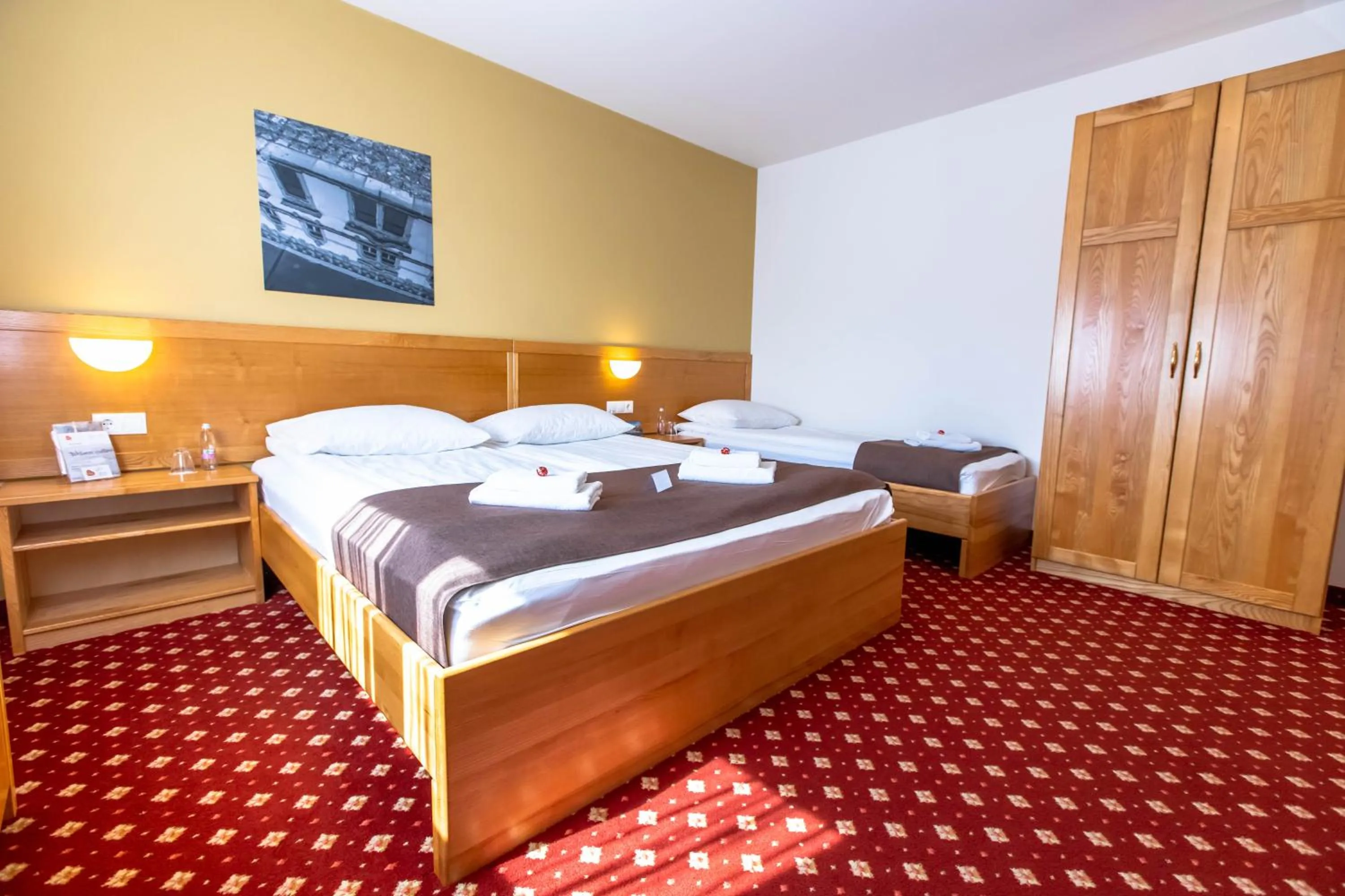 Bed in Hotel Bau Maribor