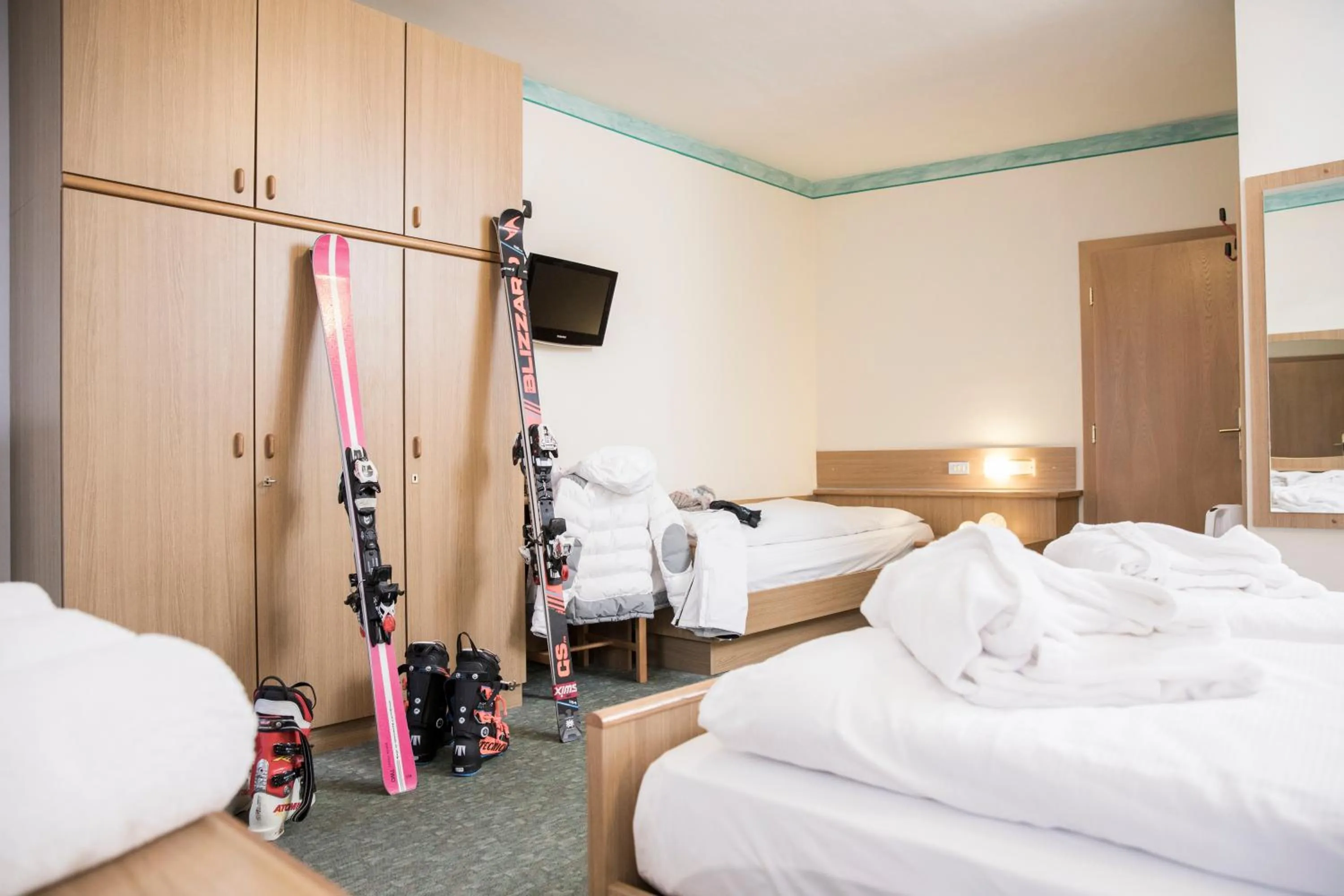 Bed in Active Hotel Rosat