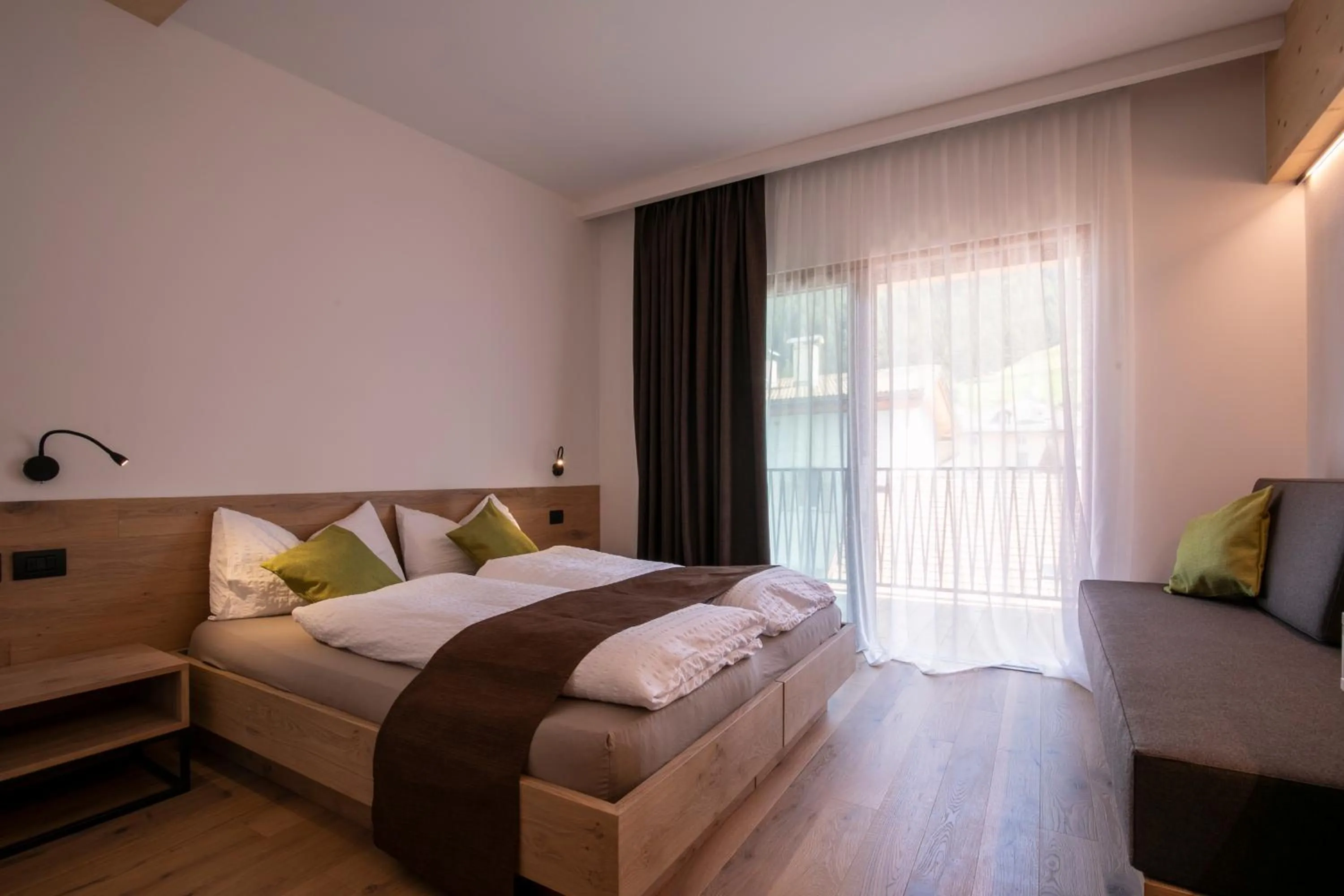 Bed in Active Hotel Rosat