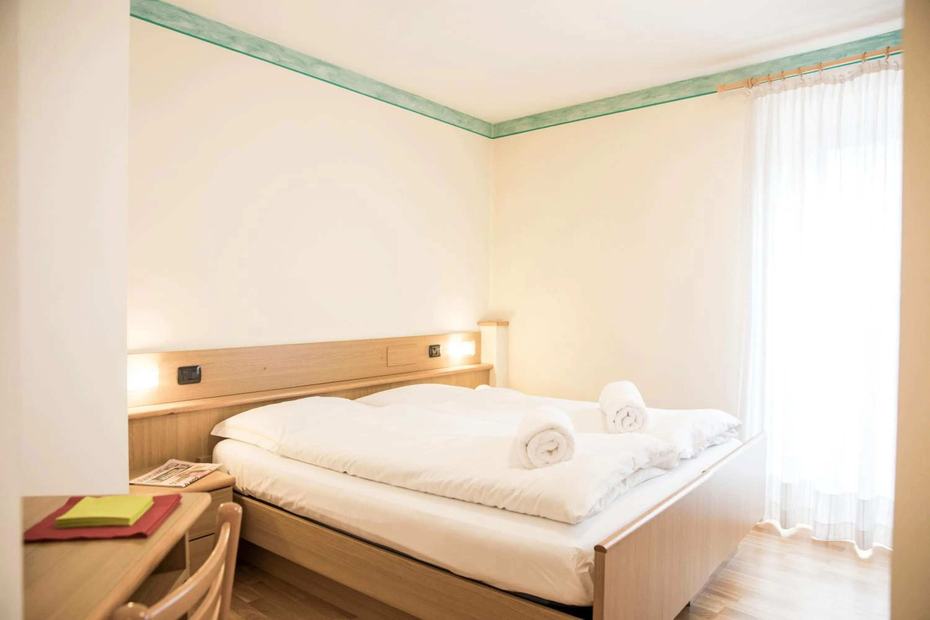 Bed in Active Hotel Rosat