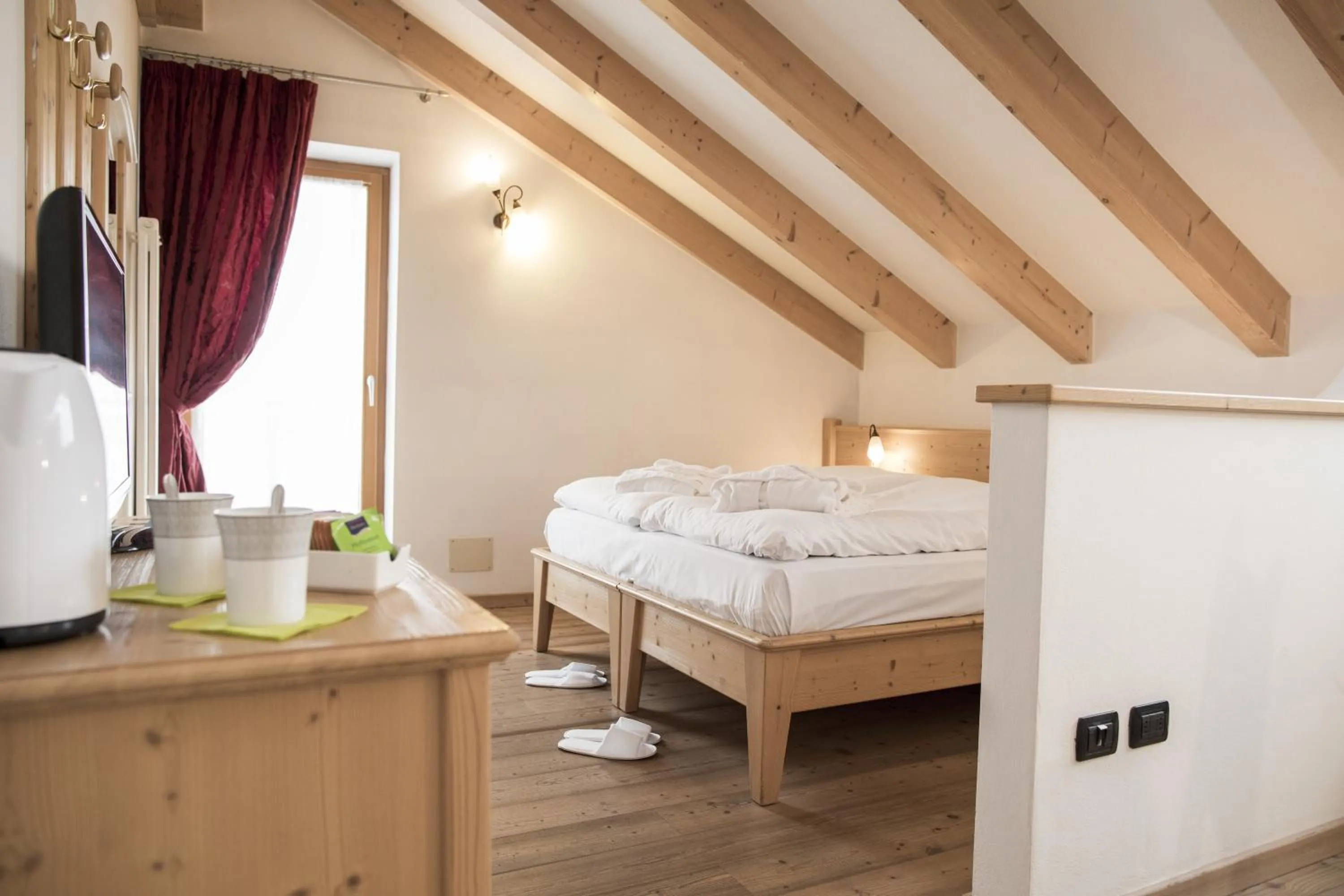 Bed in Active Hotel Rosat