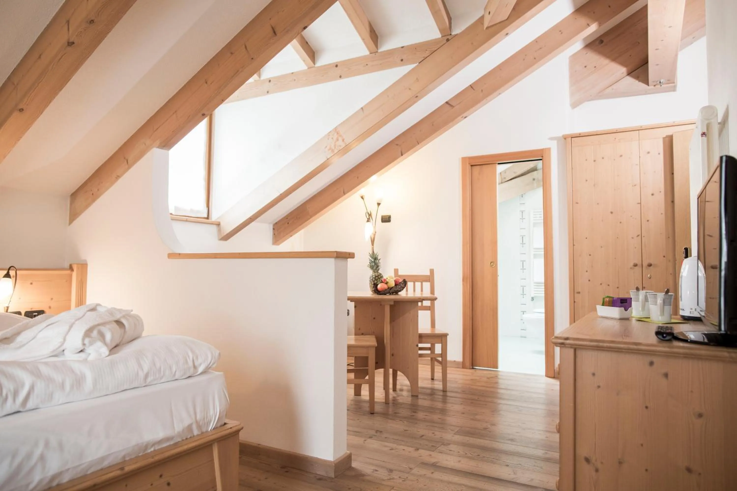 Bed in Active Hotel Rosat