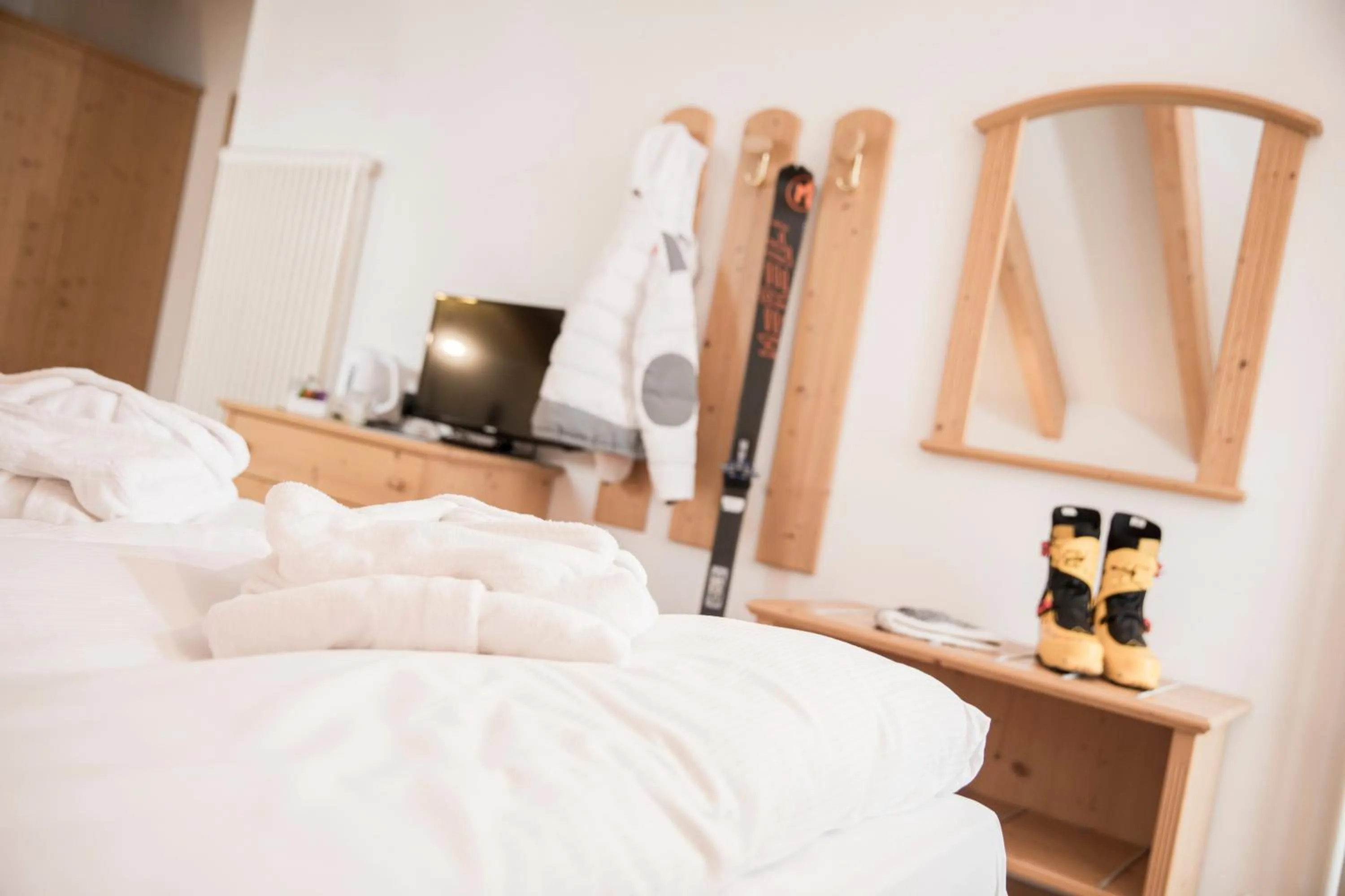 Bed in Active Hotel Rosat