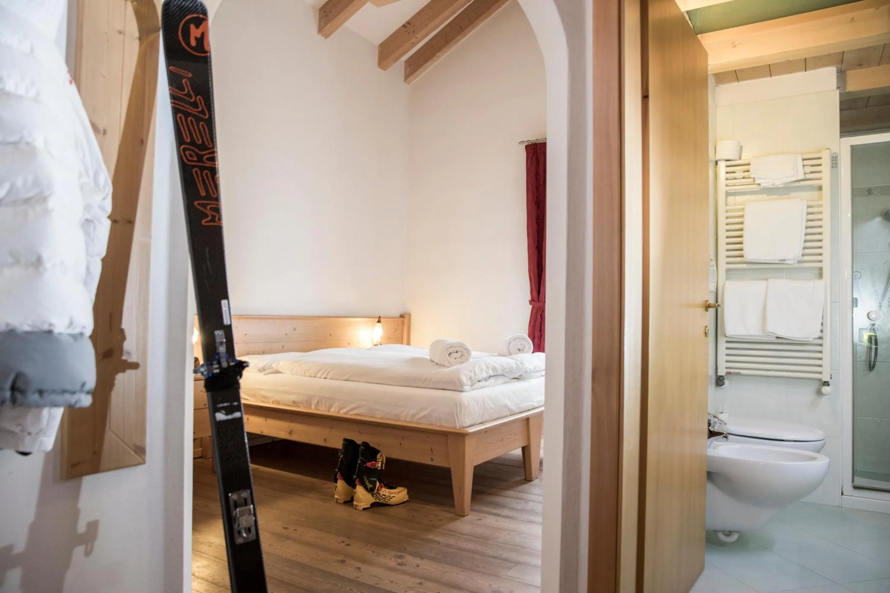 Bed in Active Hotel Rosat