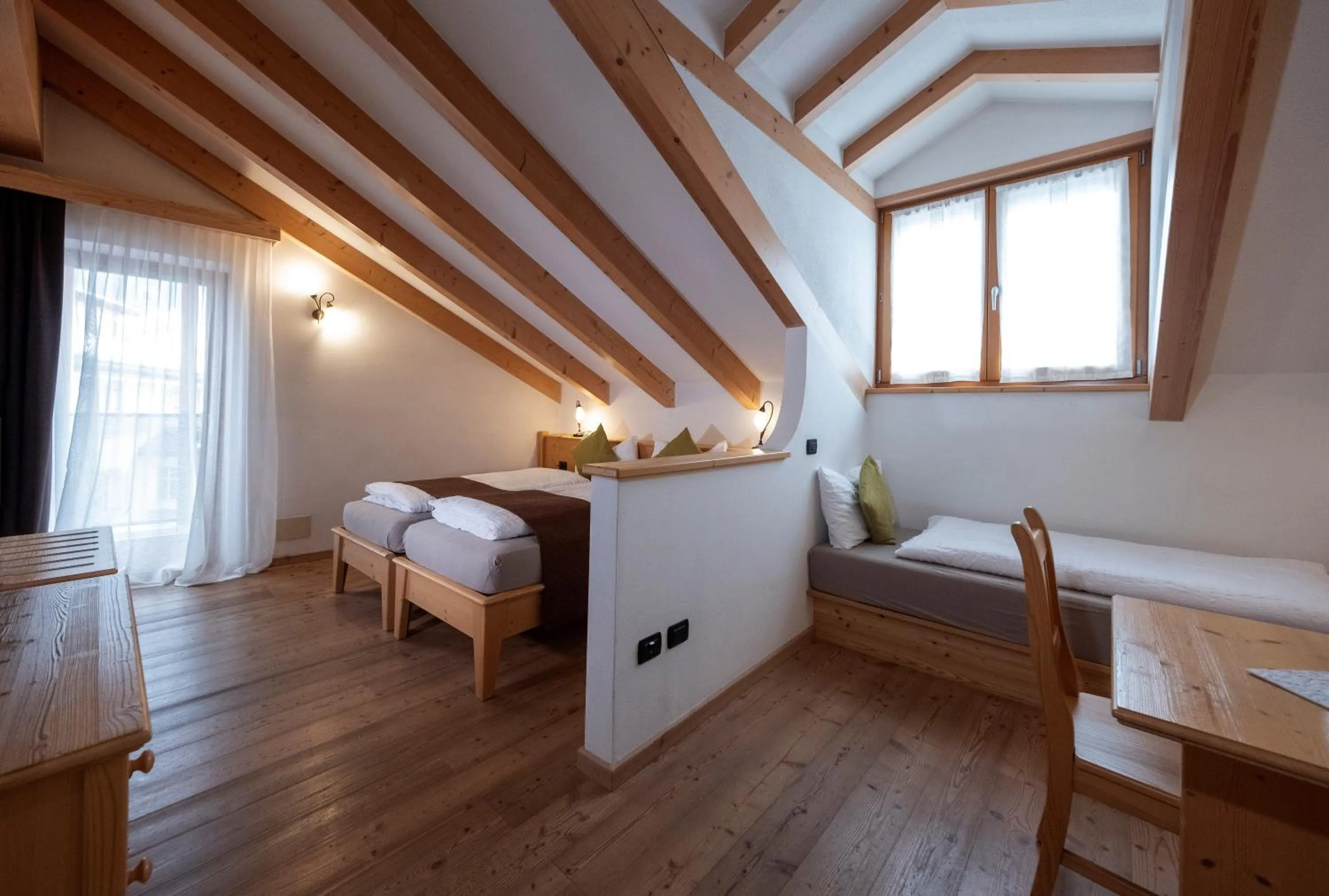 Bed in Active Hotel Rosat