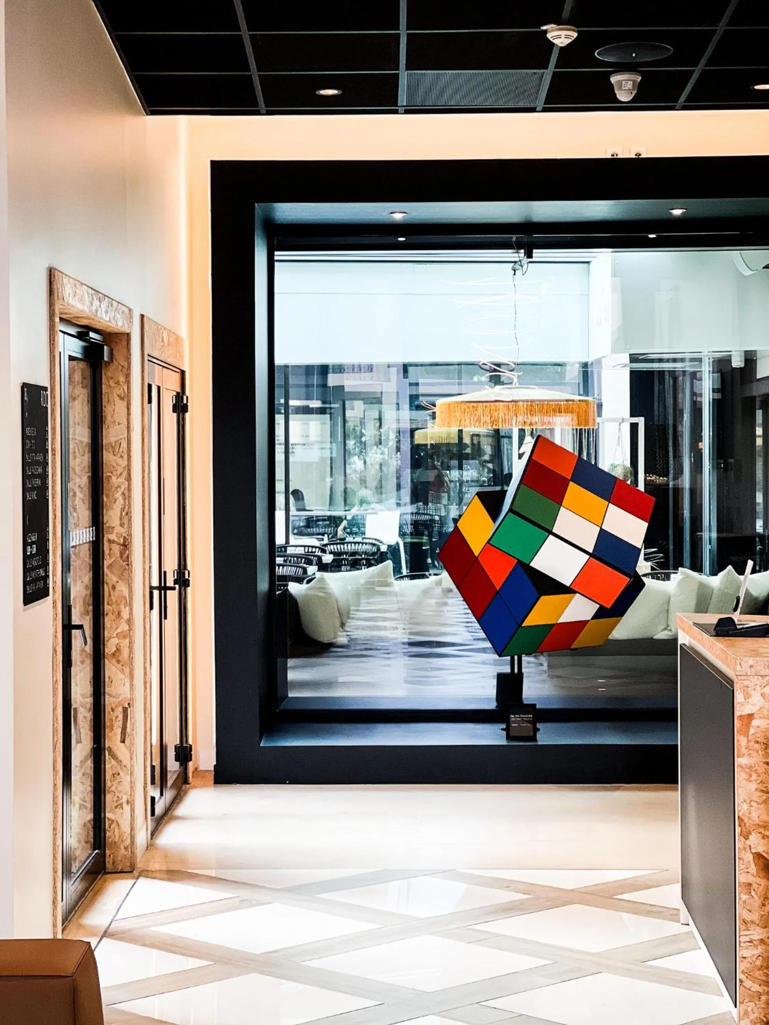 Lobby or reception in Le Néliö