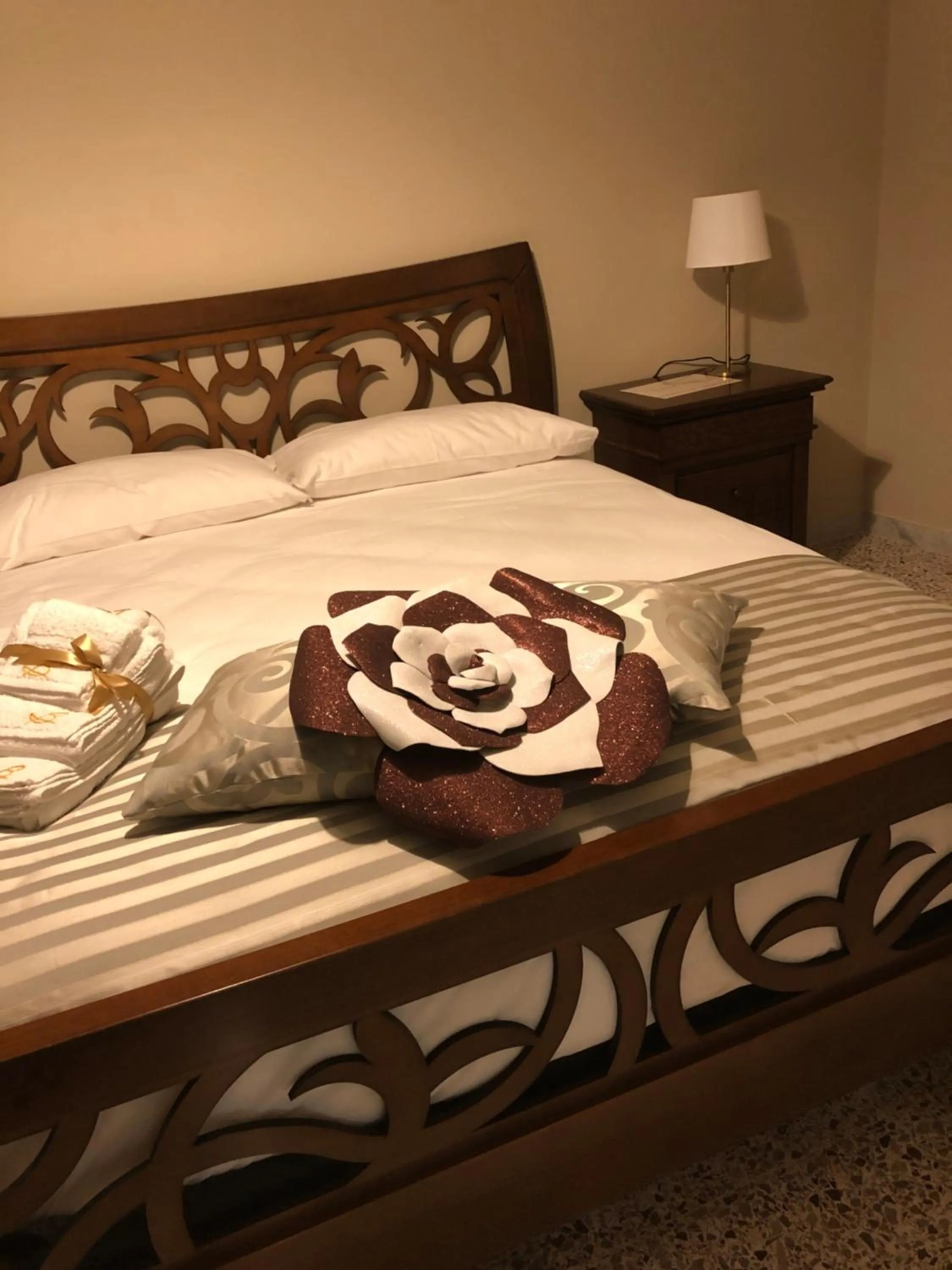 Bed in B&B Baronia Luxury Rooms