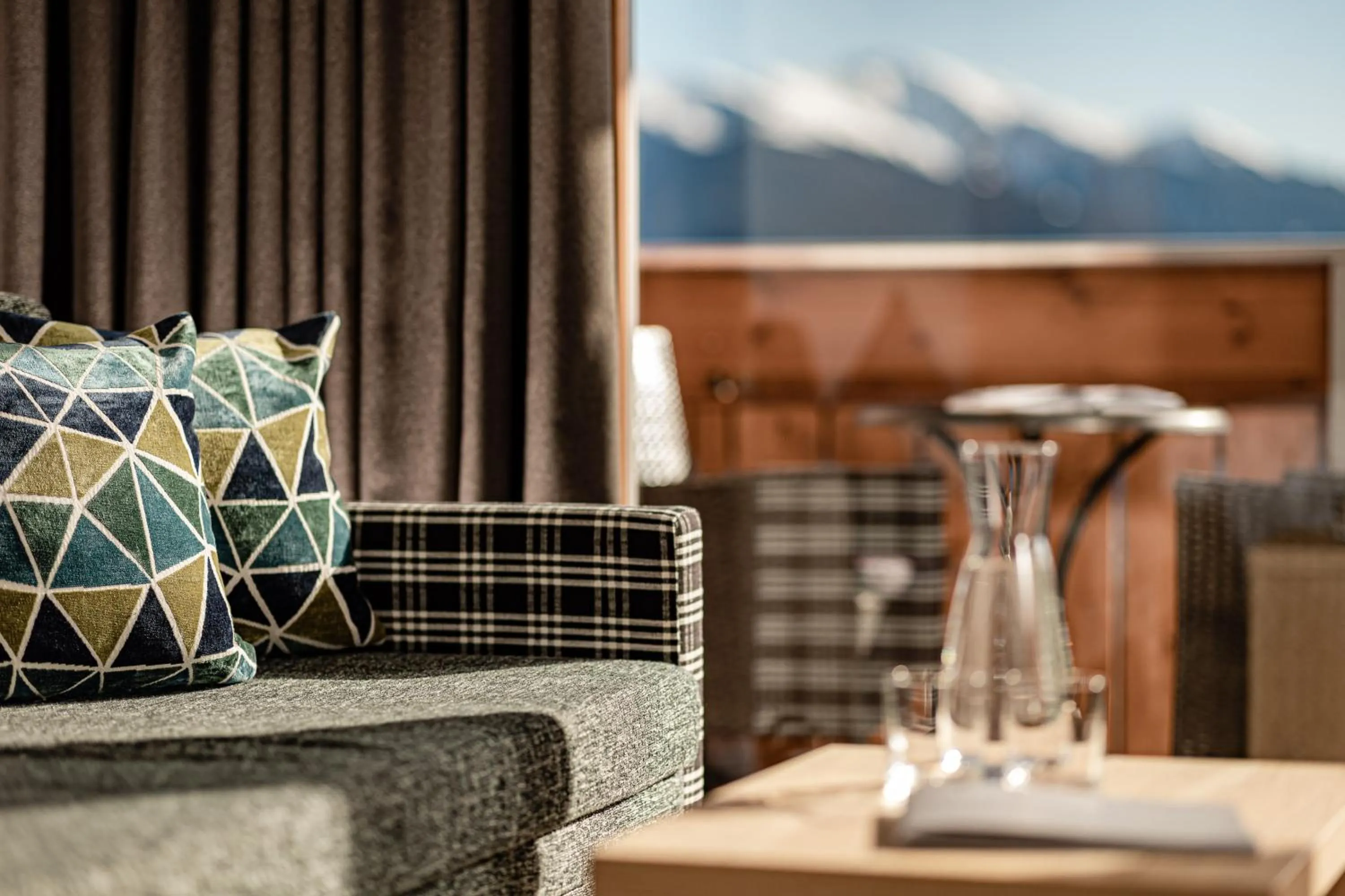 Living room in Panoramahotel Huberhof