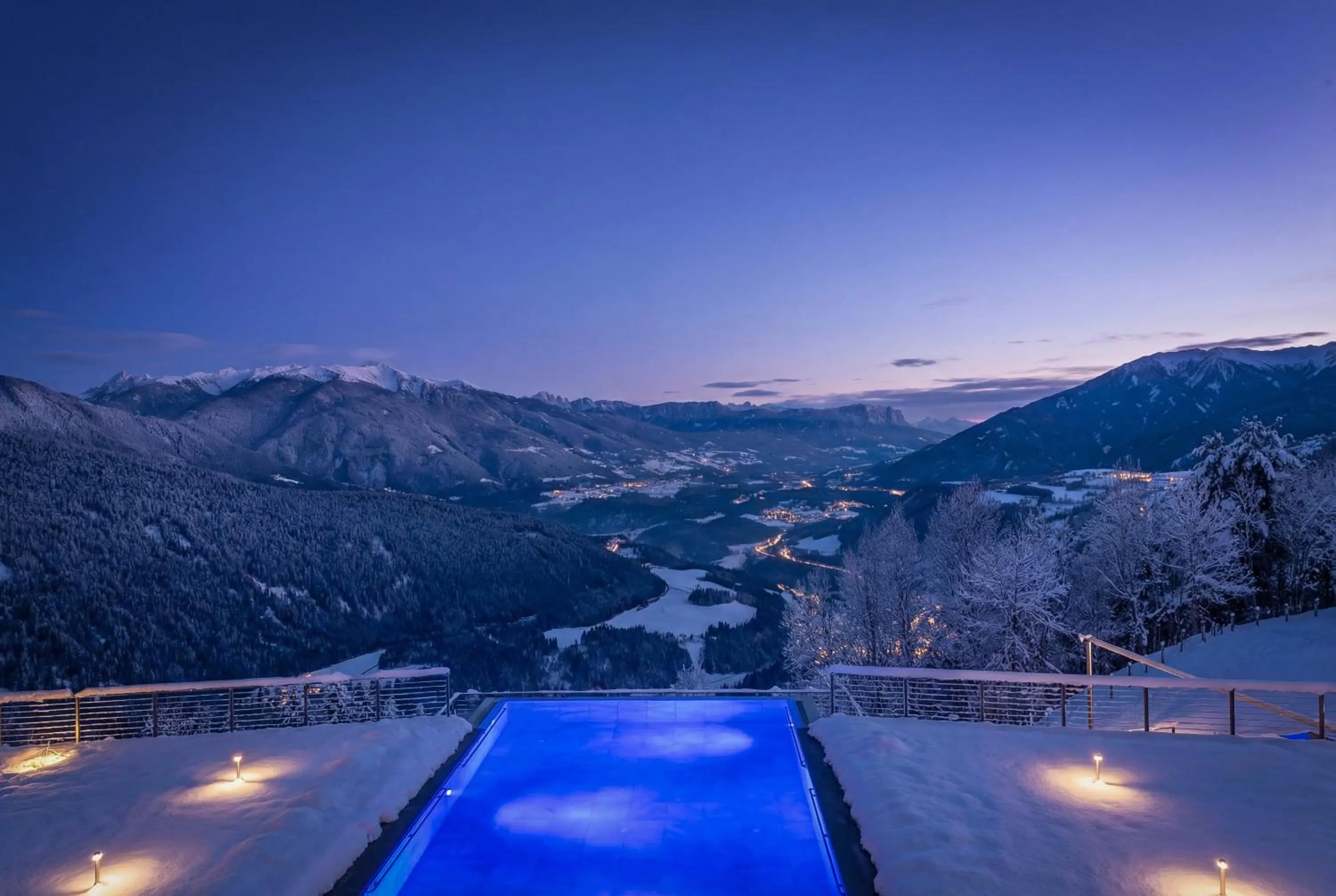 View (from property/room) in Panoramahotel Huberhof