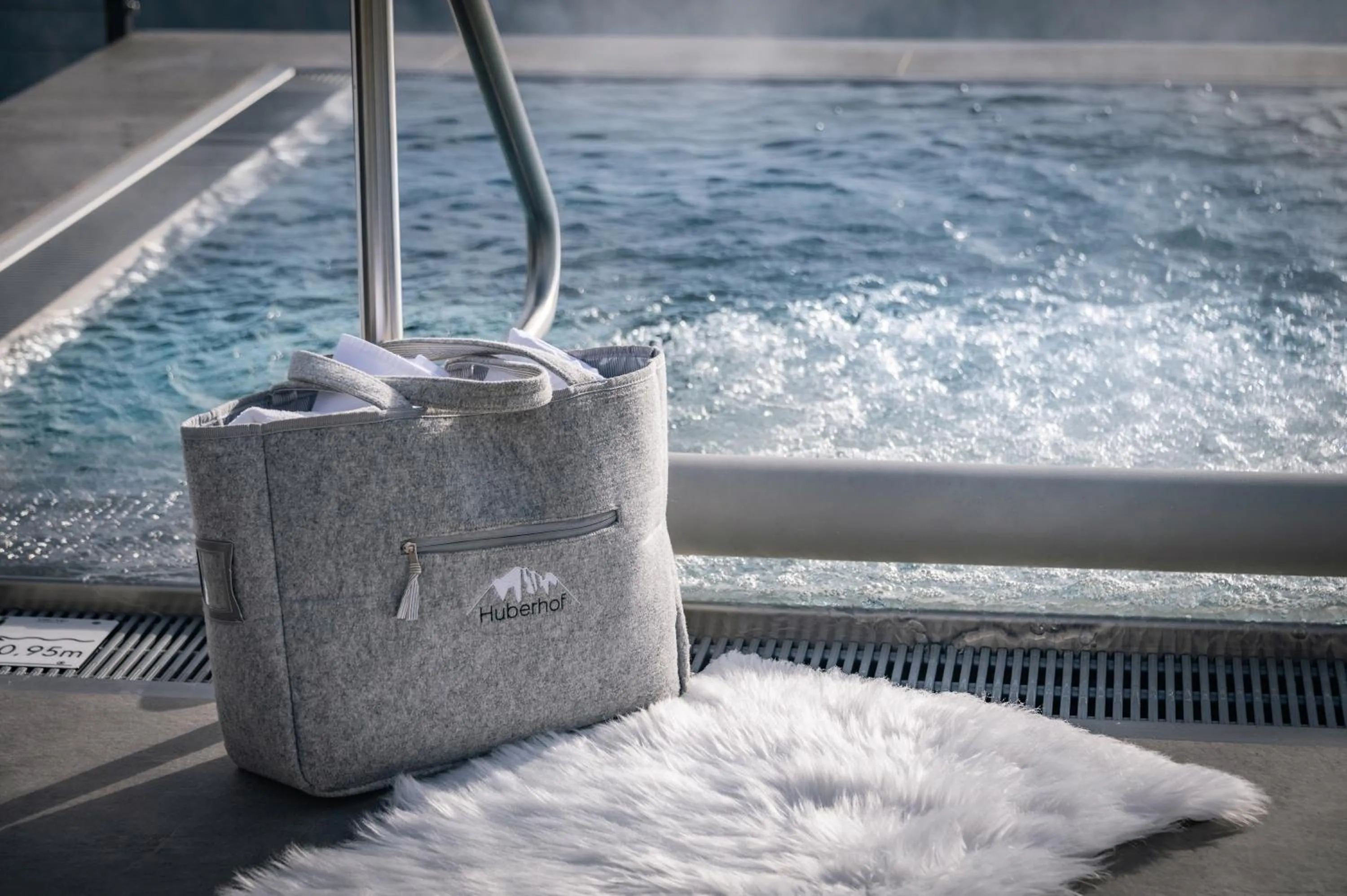 Hot Tub in Panoramahotel Huberhof