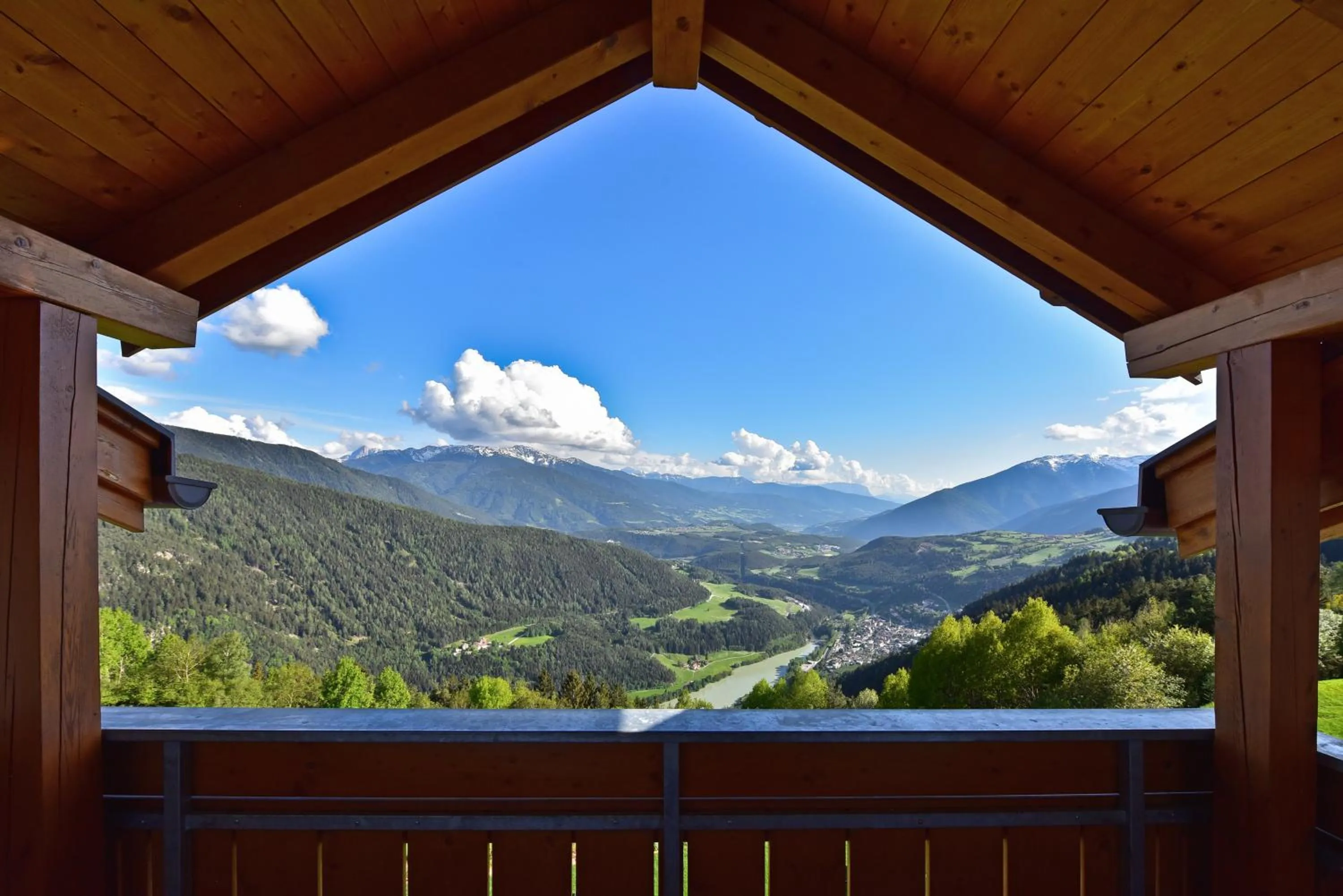 Mountain view in Panoramahotel Huberhof
