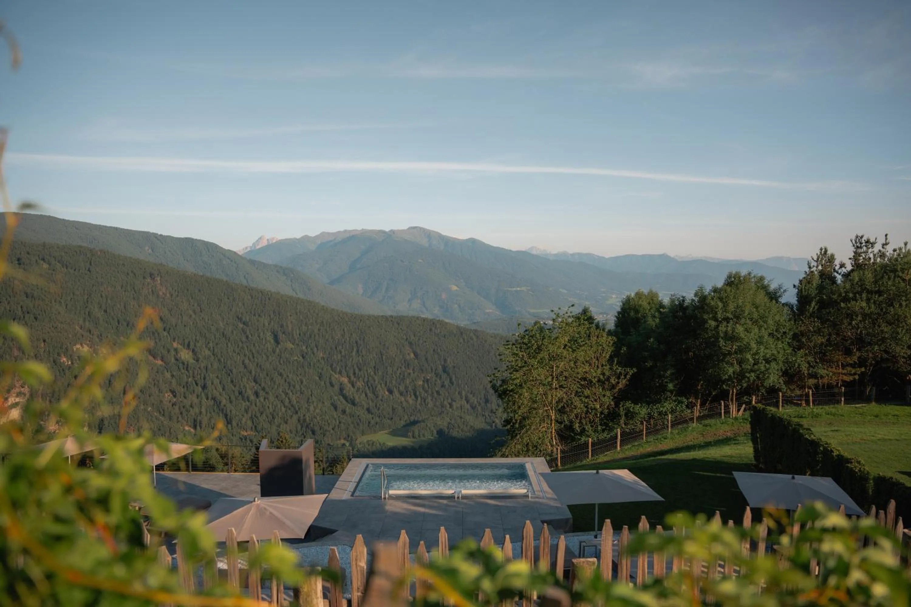 Hot Tub in Panoramahotel Huberhof
