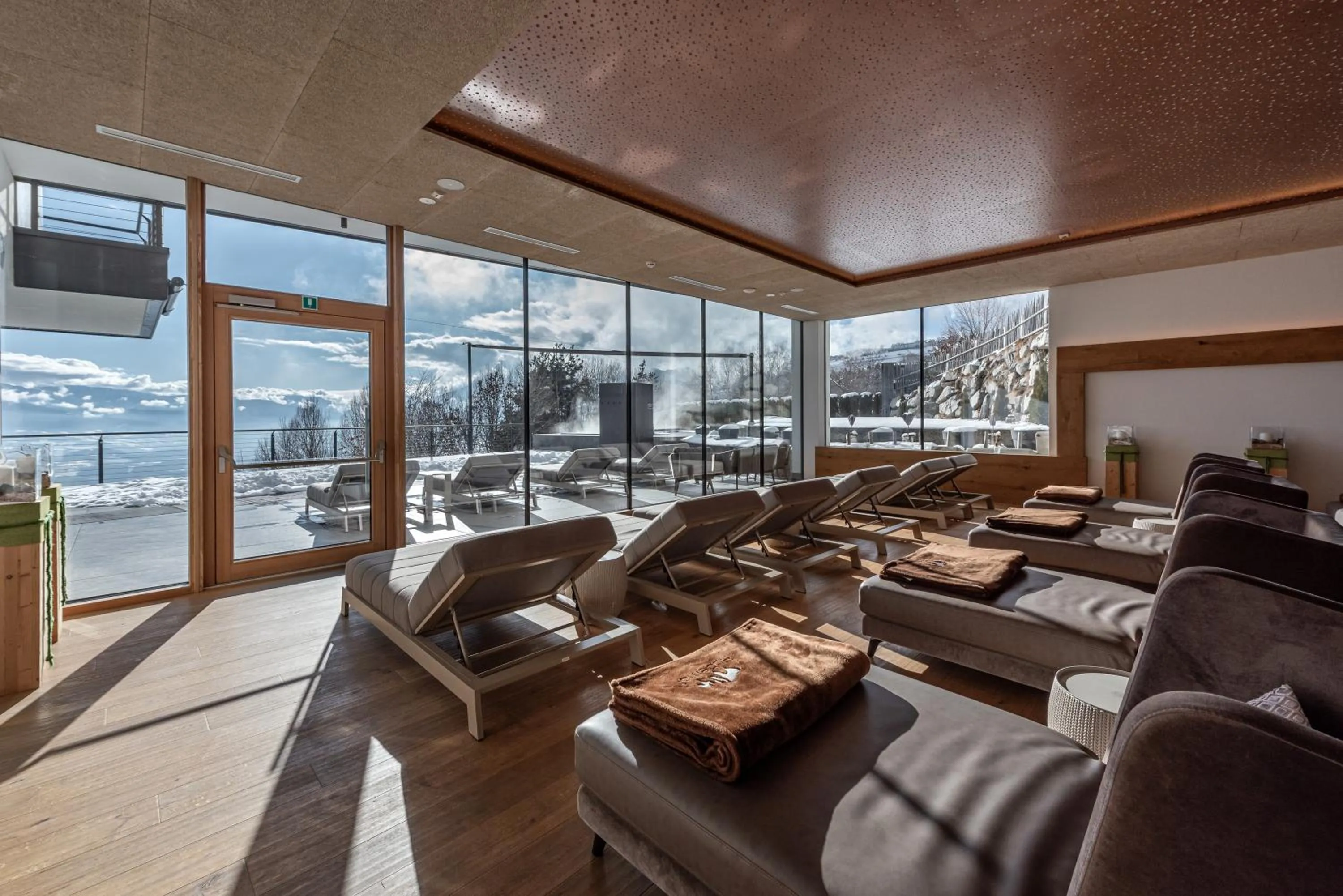 Spa and wellness centre/facilities in Panoramahotel Huberhof