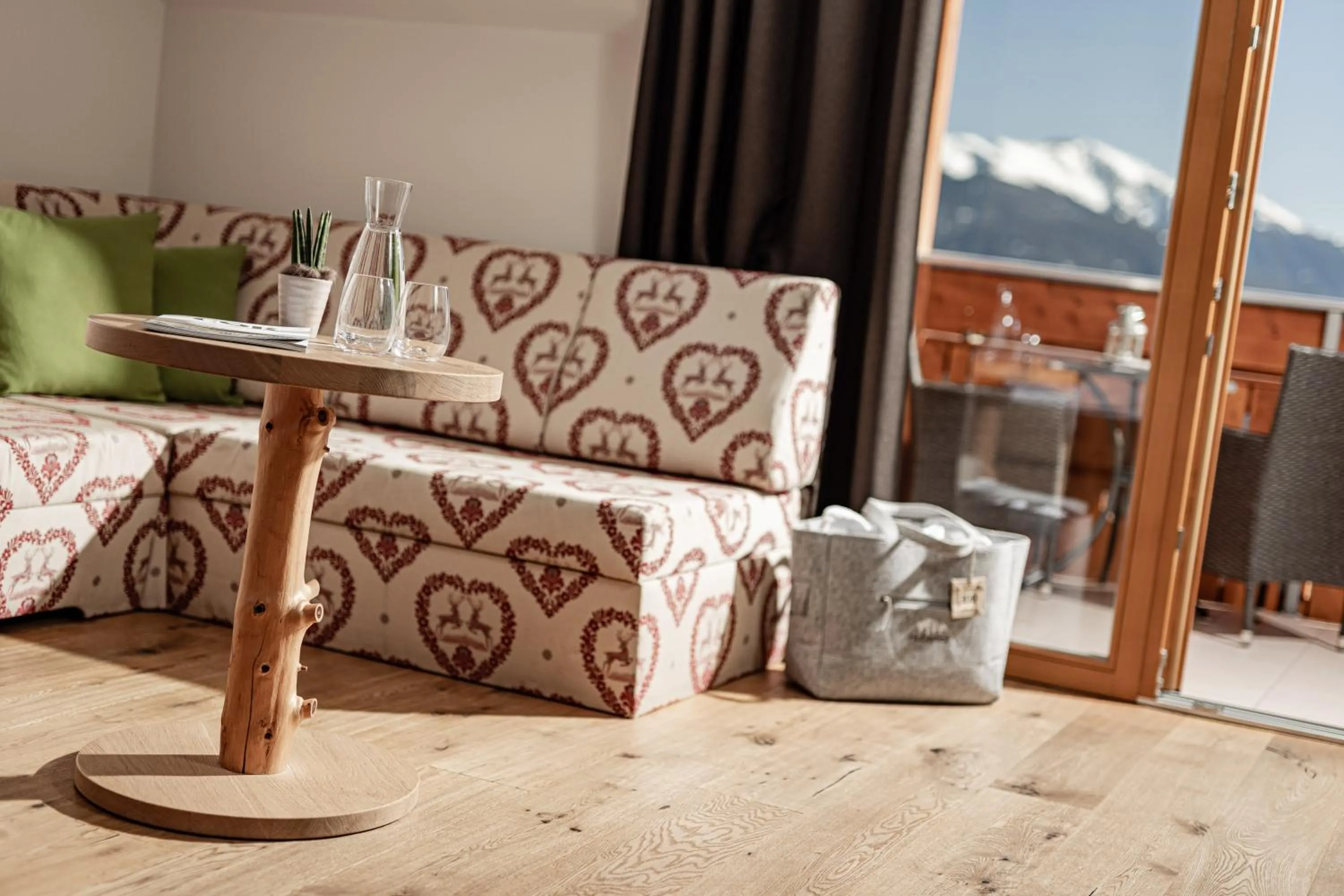 View (from property/room) in Panoramahotel Huberhof