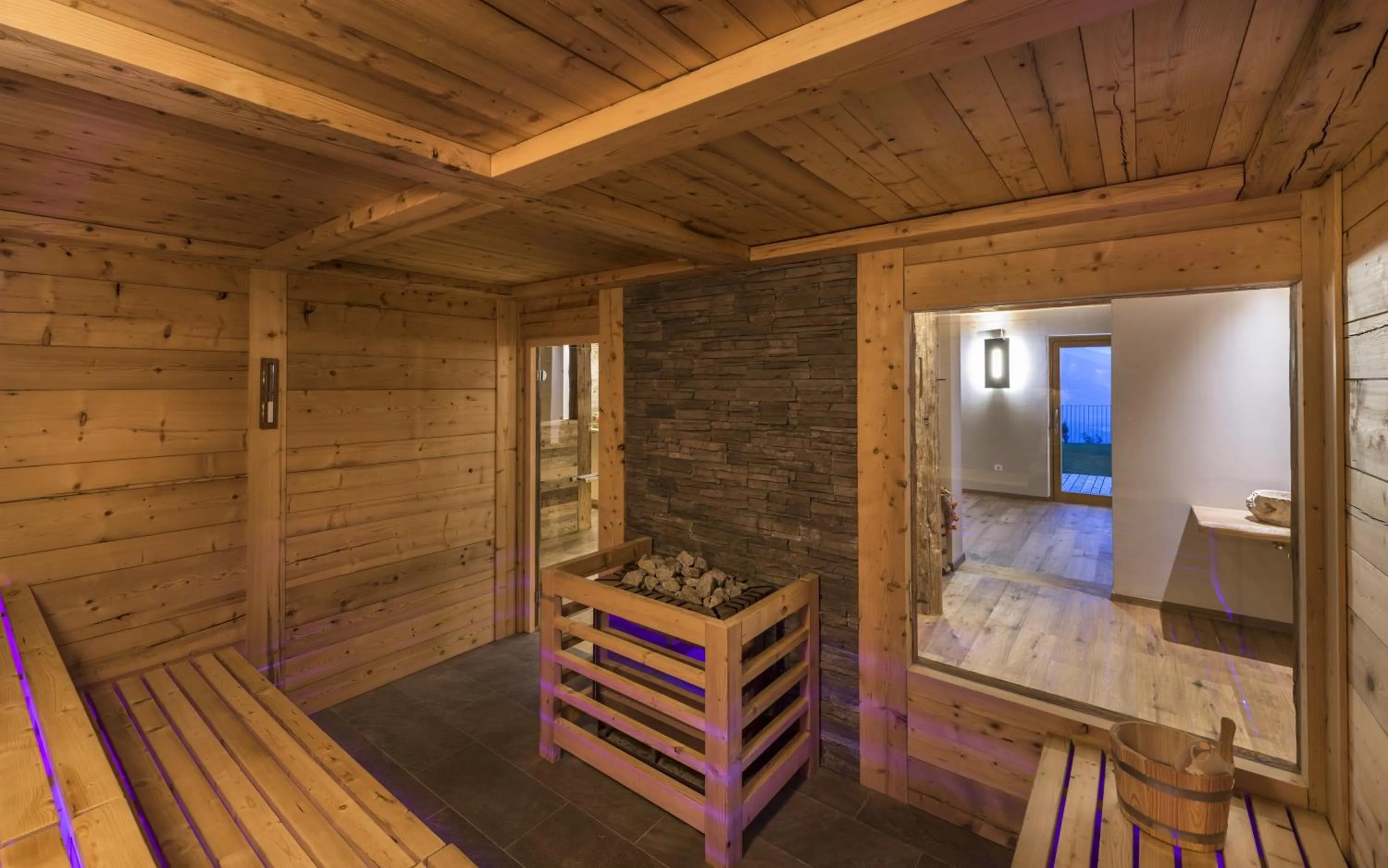 Sauna in Panoramahotel Huberhof