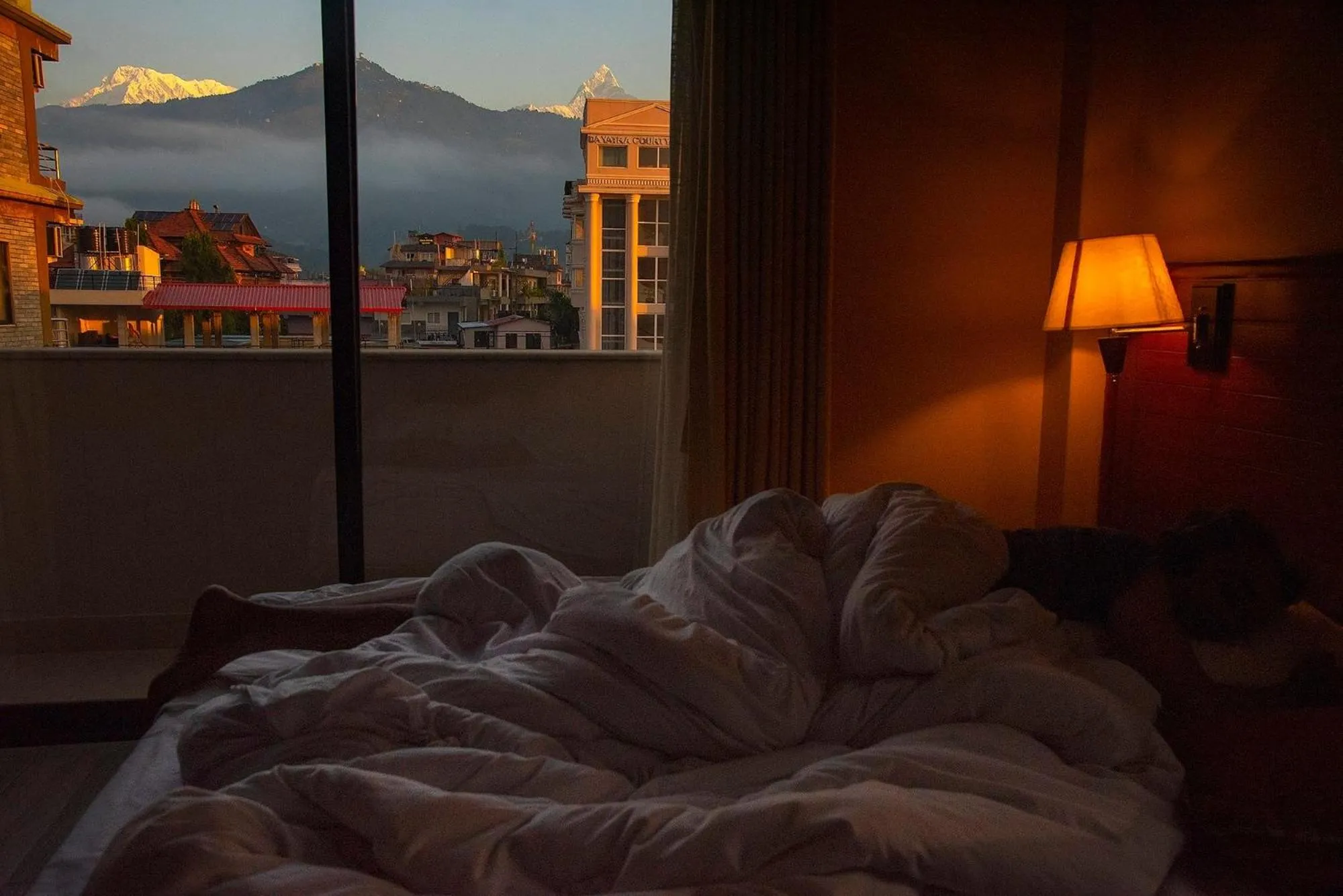 Bed in Hotel The Clock